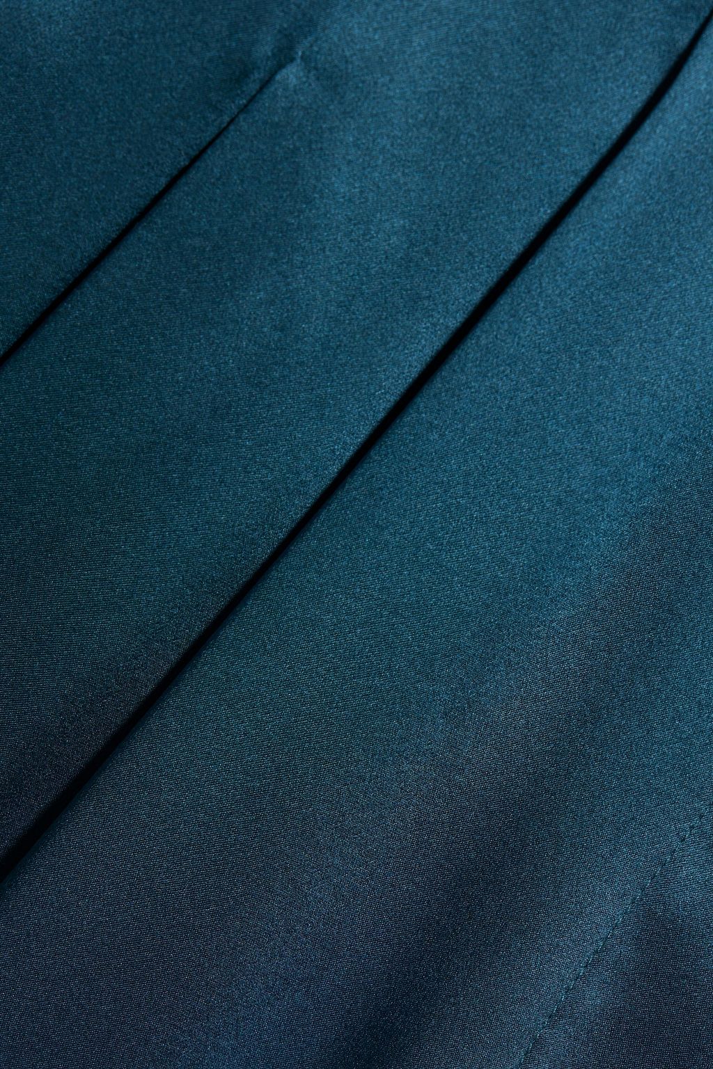 MICHELLE MASON Pleated silk-charmeuse wide-leg pants
