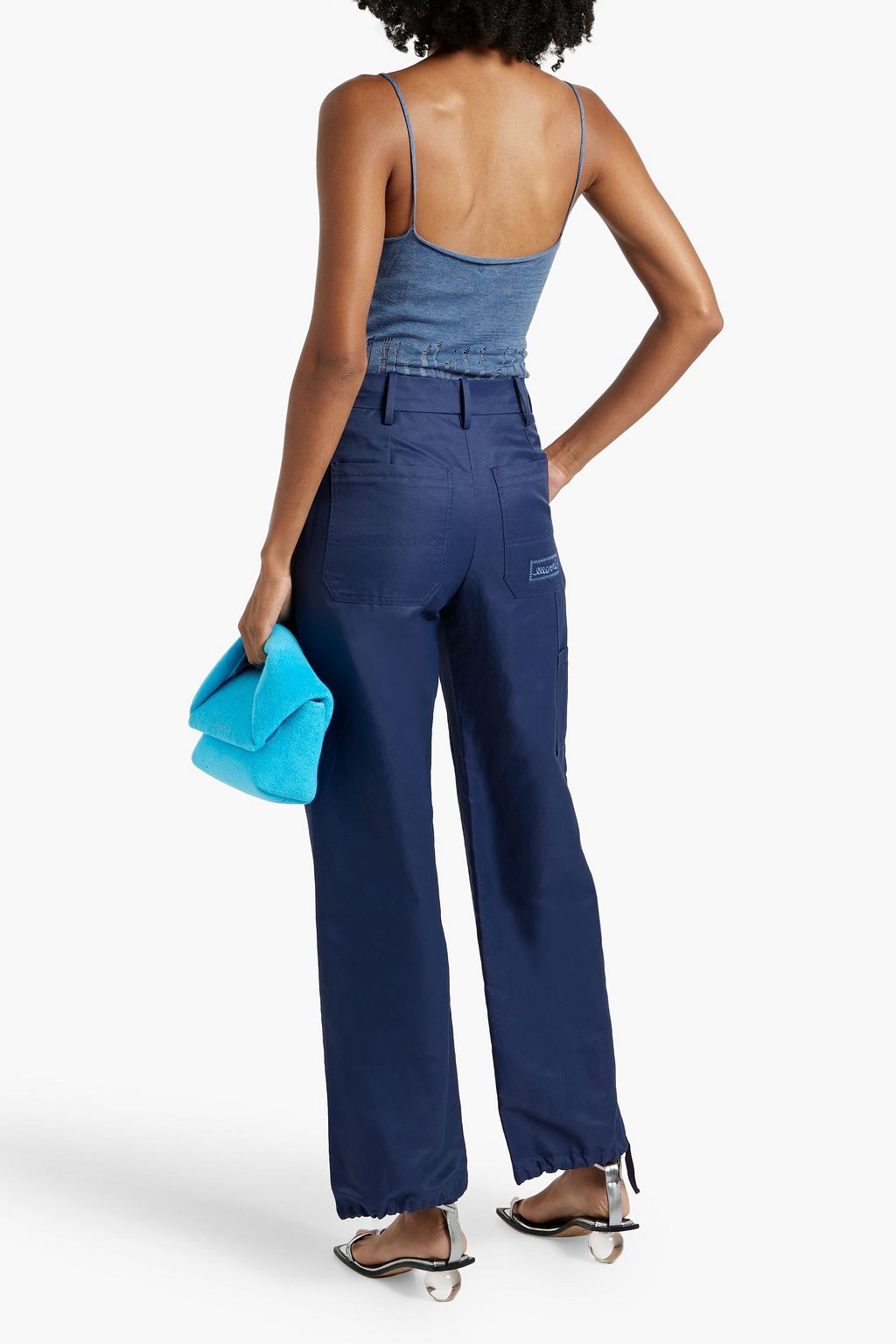 COTTON BY AUTUMN CASHMERE Burnout cotton camisole