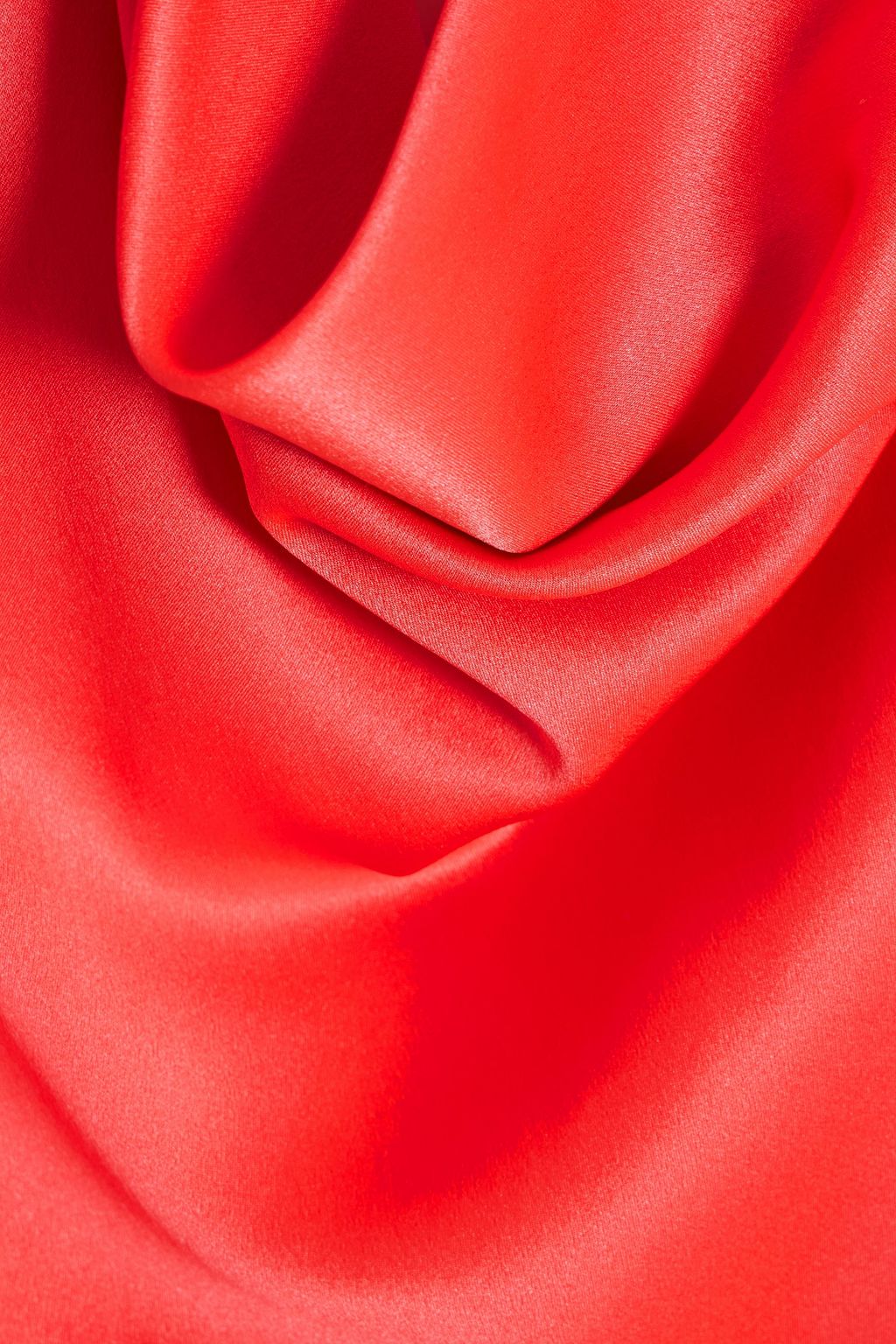 MICHELLE MASON Draped silk-satin maxi slip dress