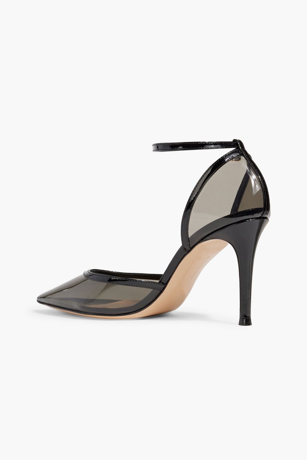 GIANVITO ROSSI Sabin TPU and patent-leather pumps