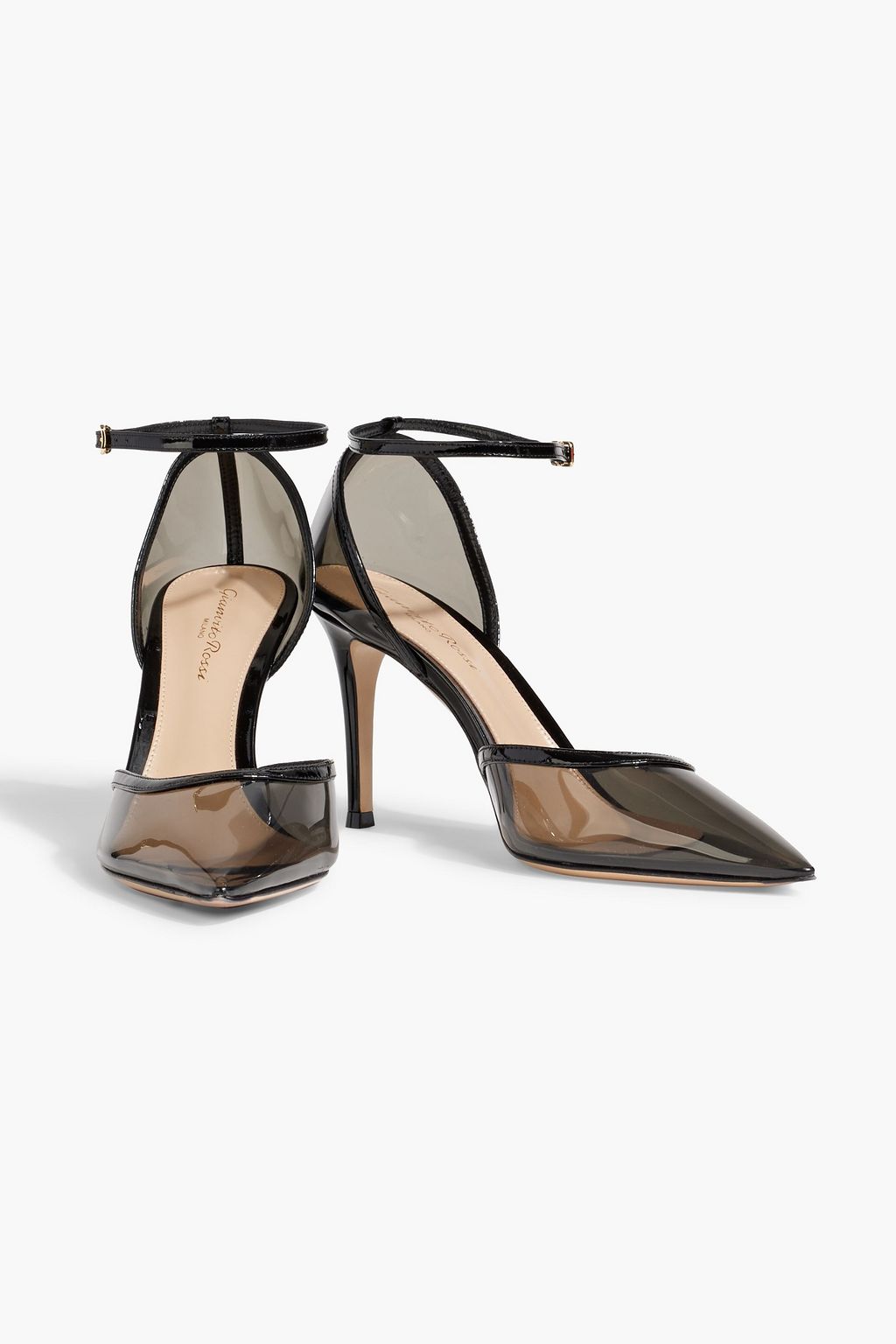 GIANVITO ROSSI Sabin TPU and patent-leather pumps