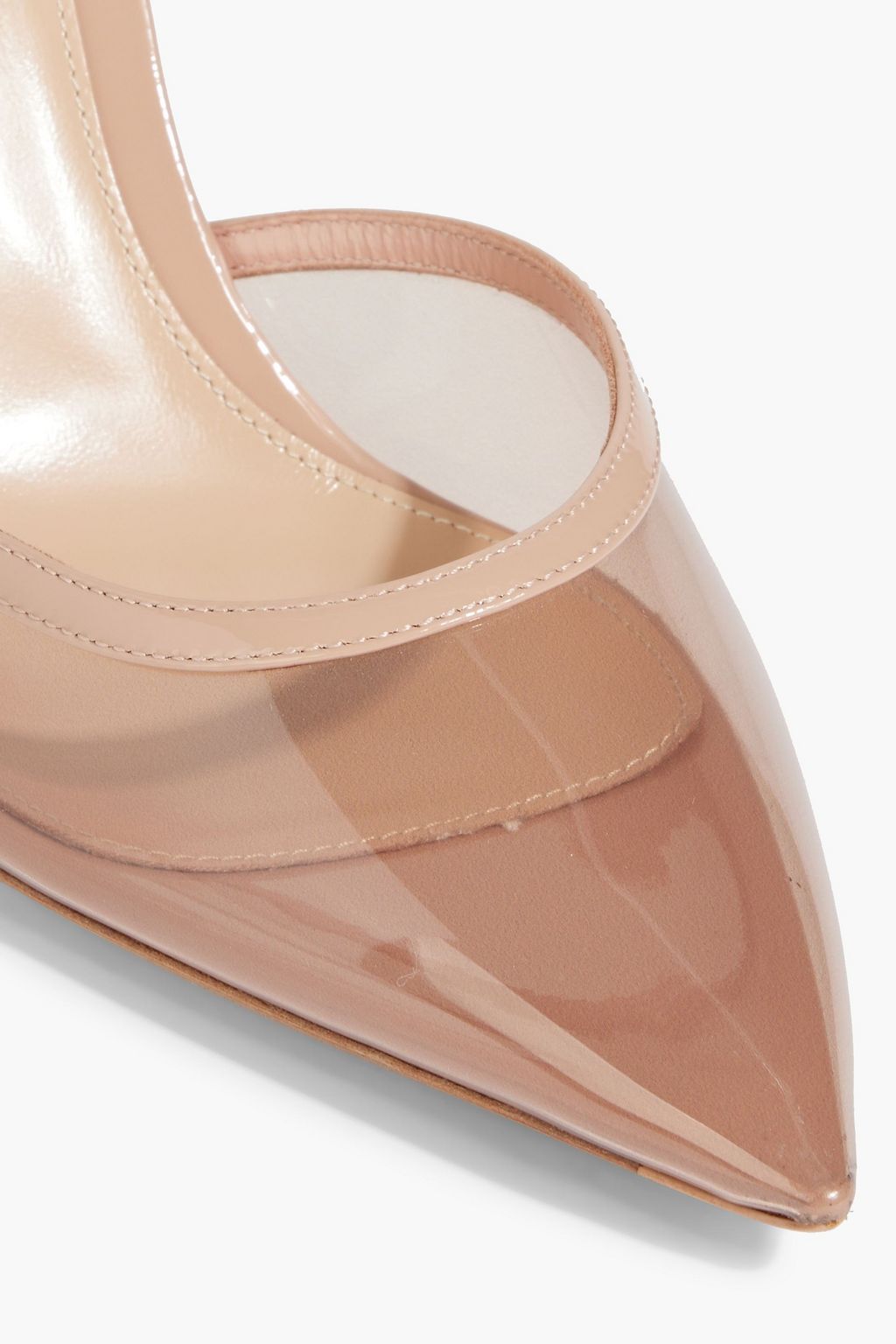 GIANVITO ROSSI Sabin TPU and patent-leather pumps