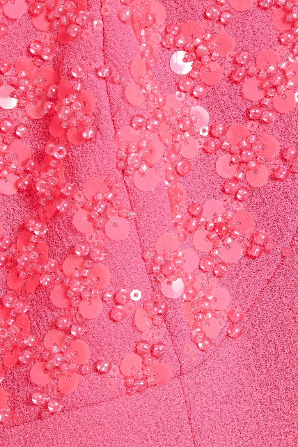 REBECCA VALLANCE Embellished crepe mini dress