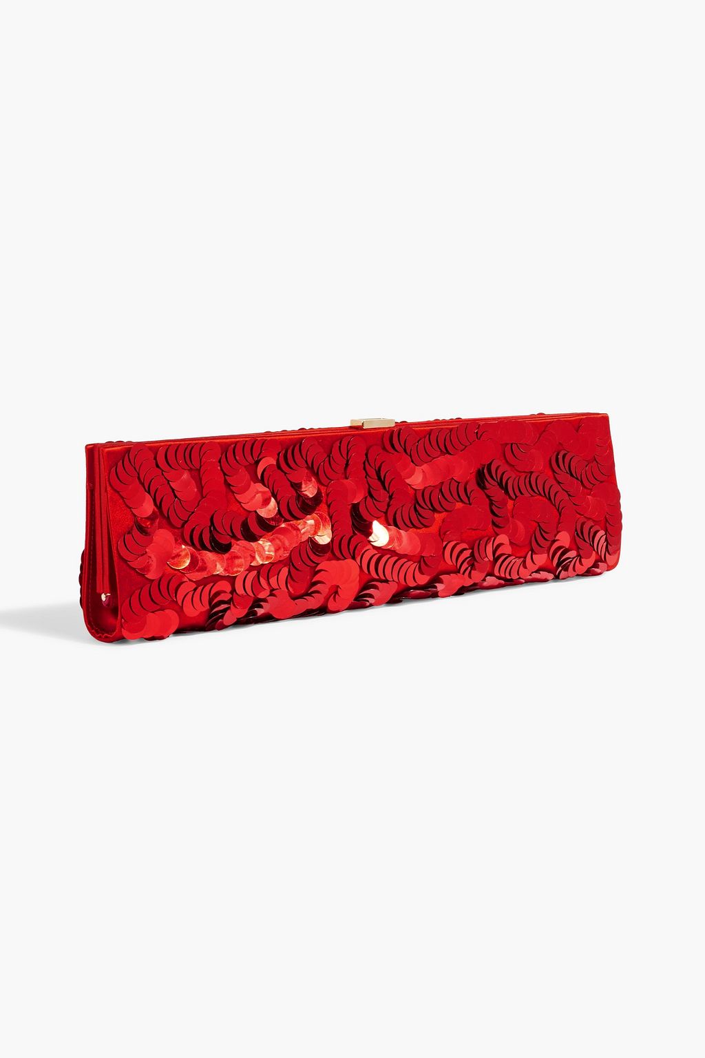ROGER VIVIER Embellished satin clutch