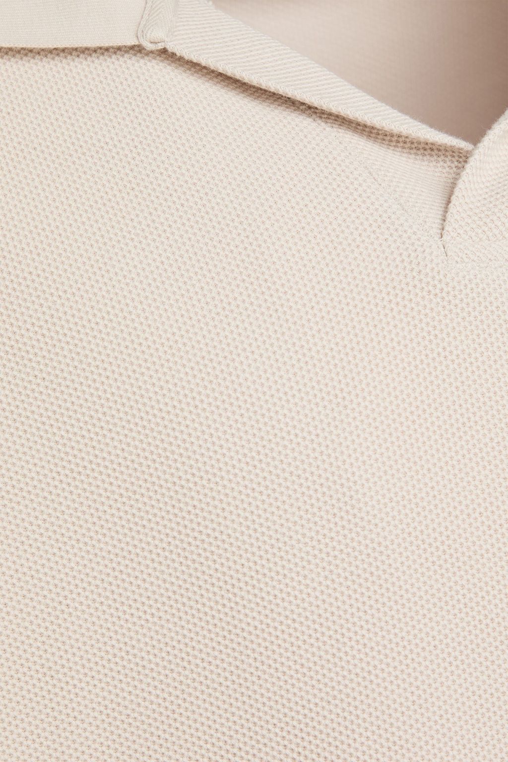 FRAME Cotton-piqué polo shirt