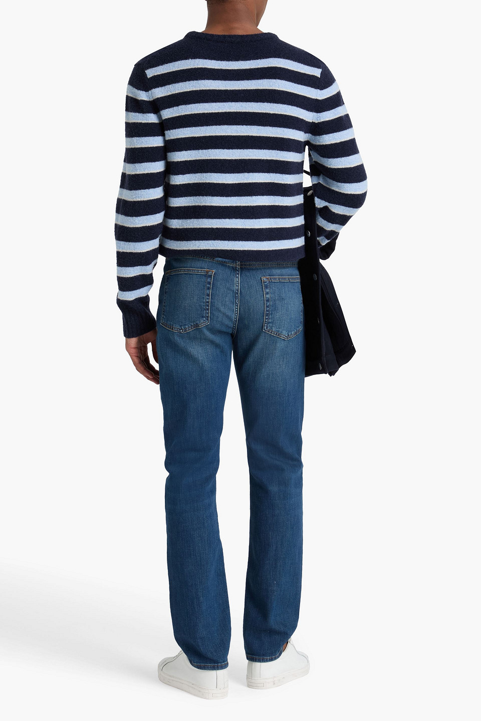  Frame - Modern Straight Faded Denim Jeans - Blue - 38 