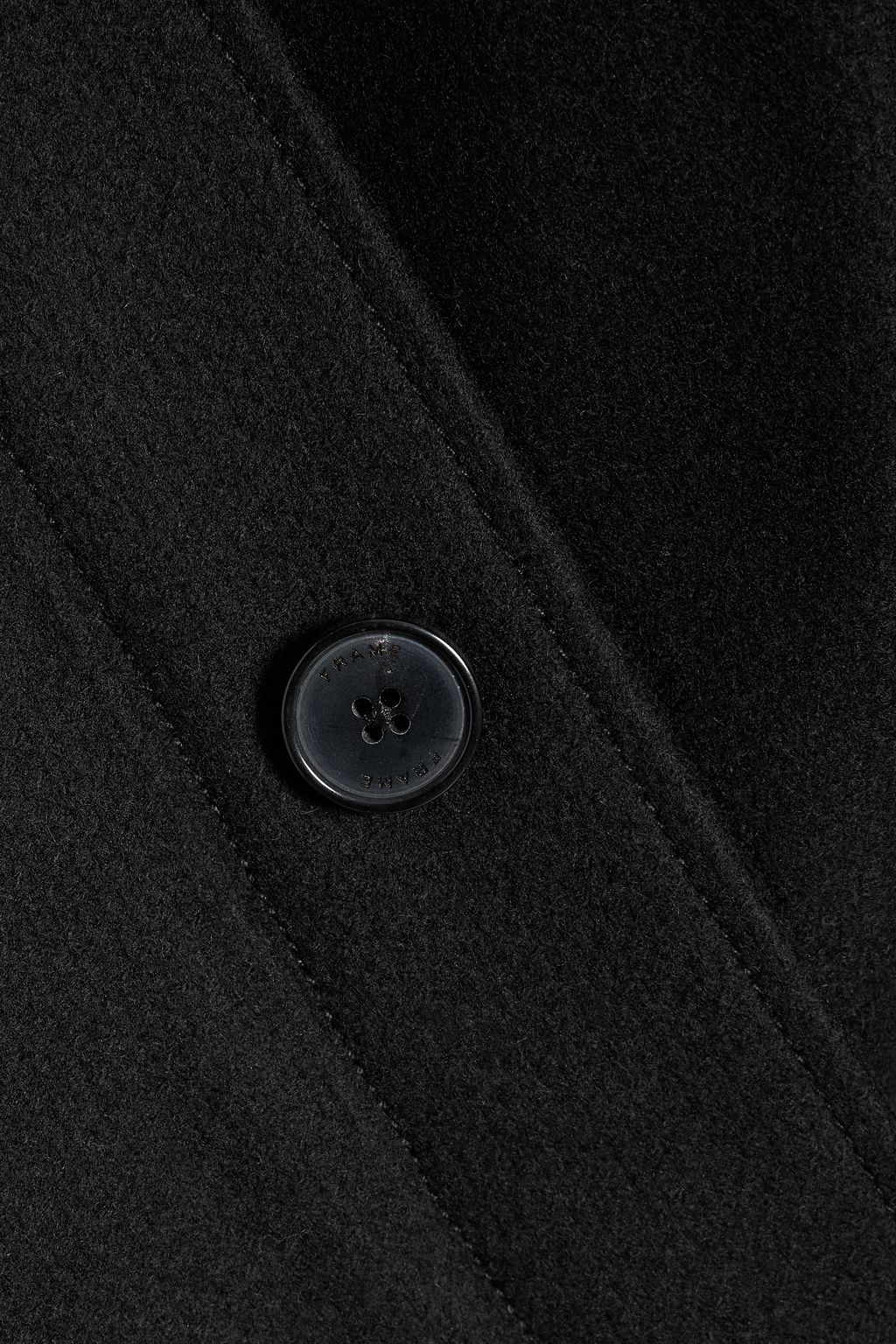 FRAME Wool-felt overshirt