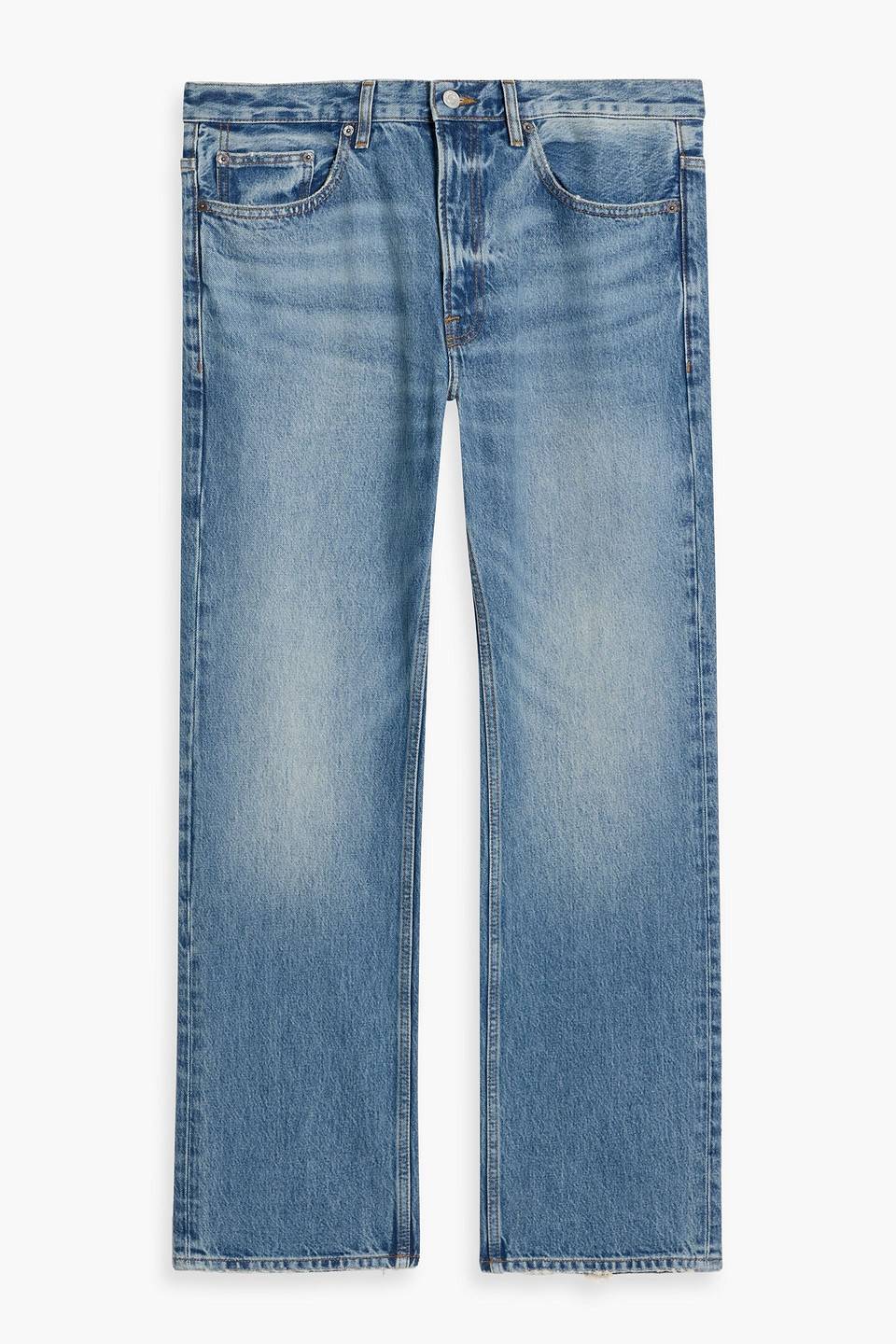 Frame The Boxy Denim Jeans In Blue