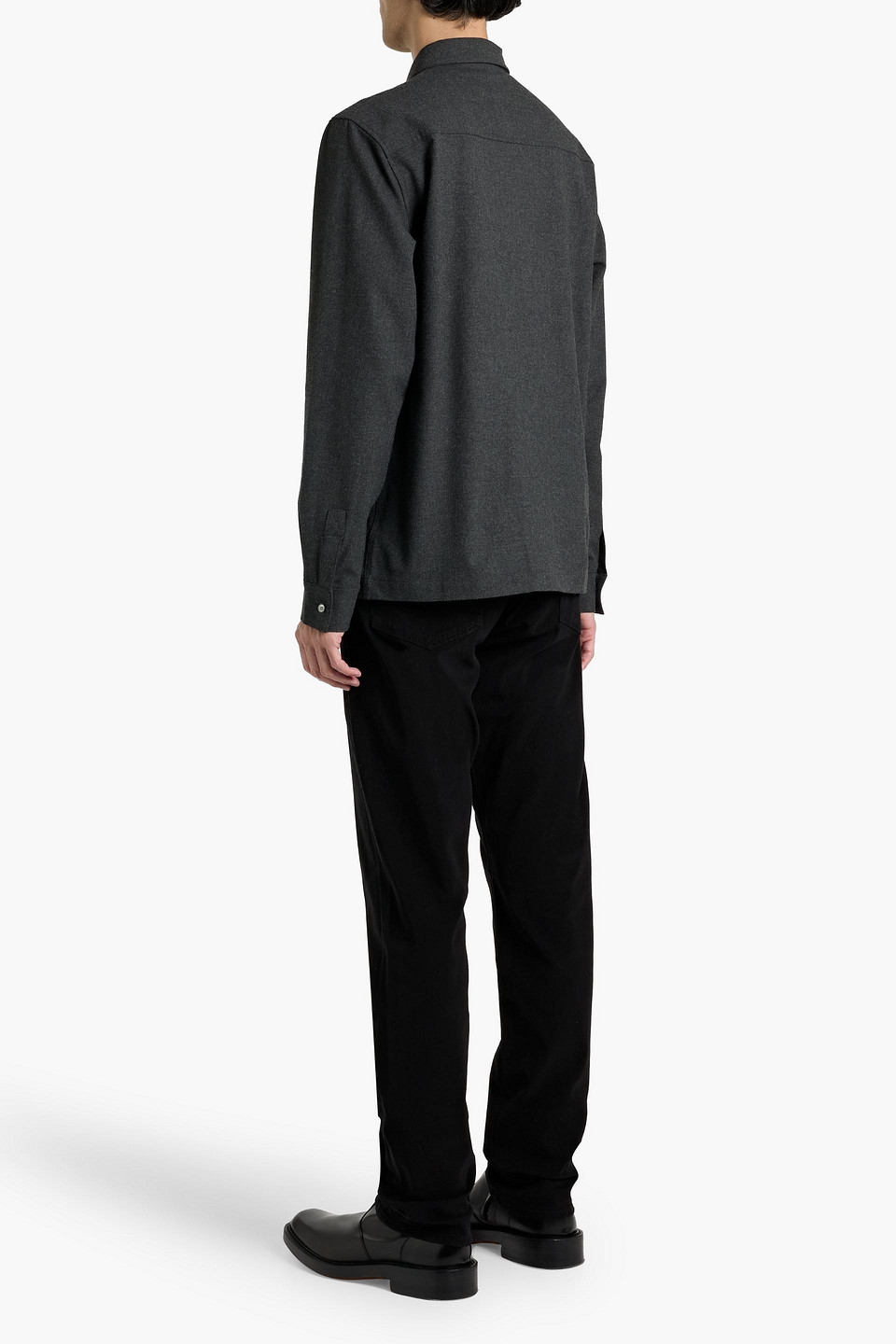 Frame - Hemd Aus Flanell - Grau - S 