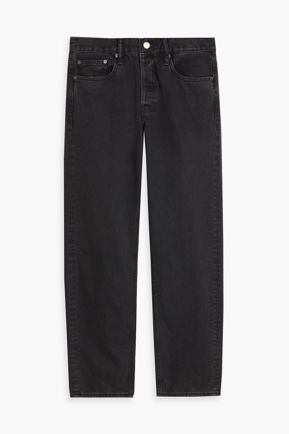 frame - the straight denim jeans - gray - 33