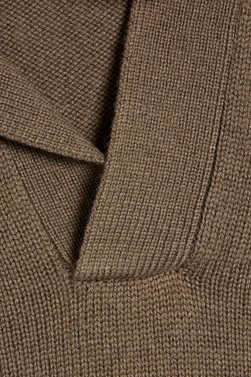 FRAME Wool and silk-blend polo sweater