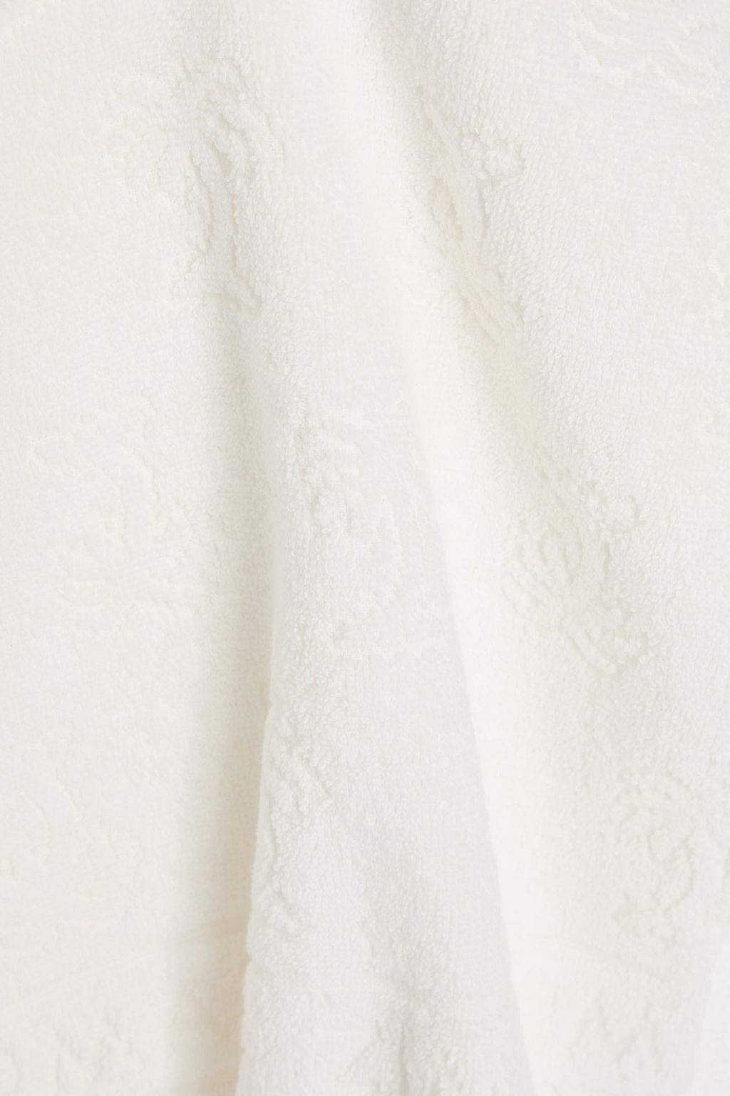 ZIMMERMANN Fringed cotton-terry top