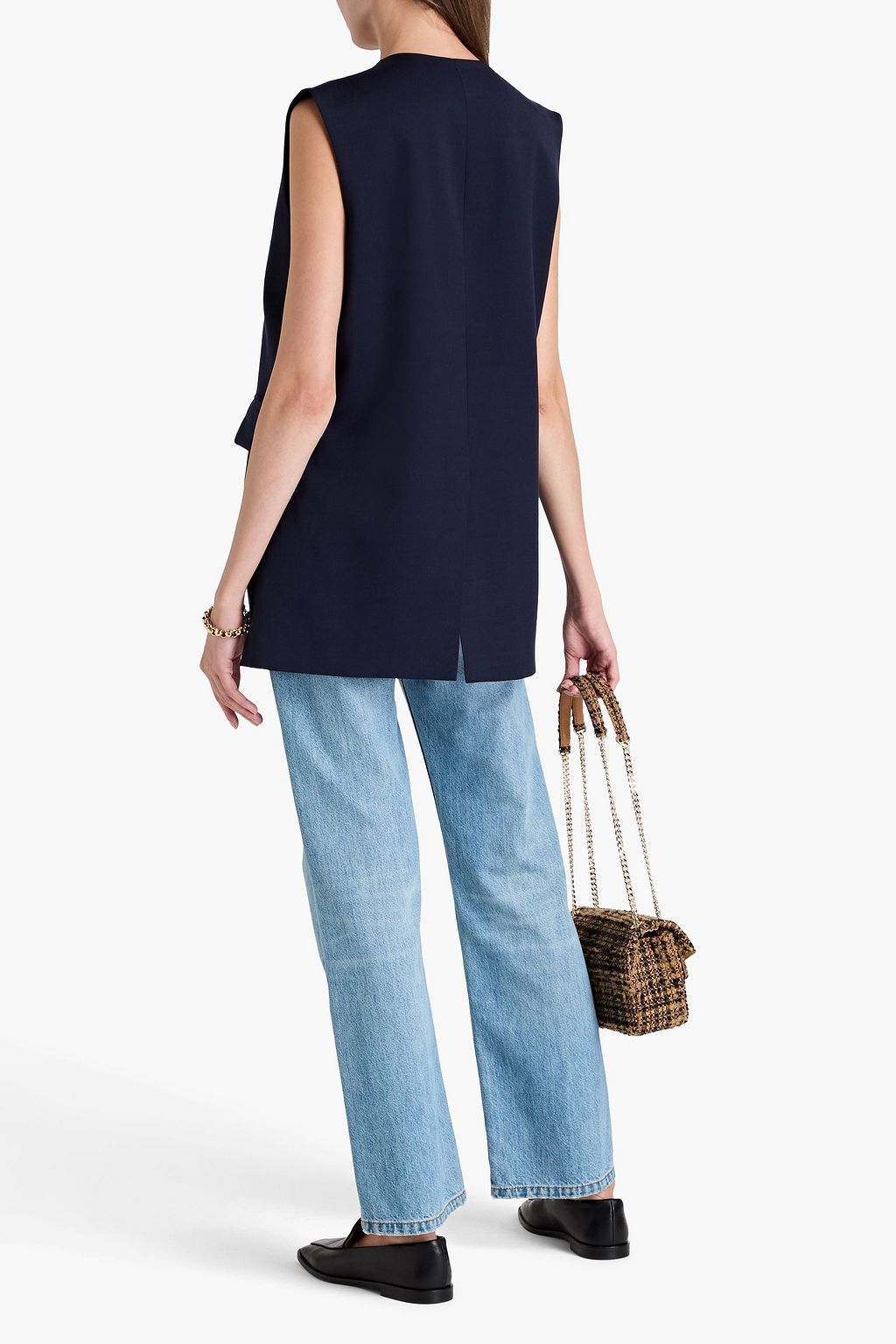 MOTHER OF PEARL TENCEL™-blend twill vest