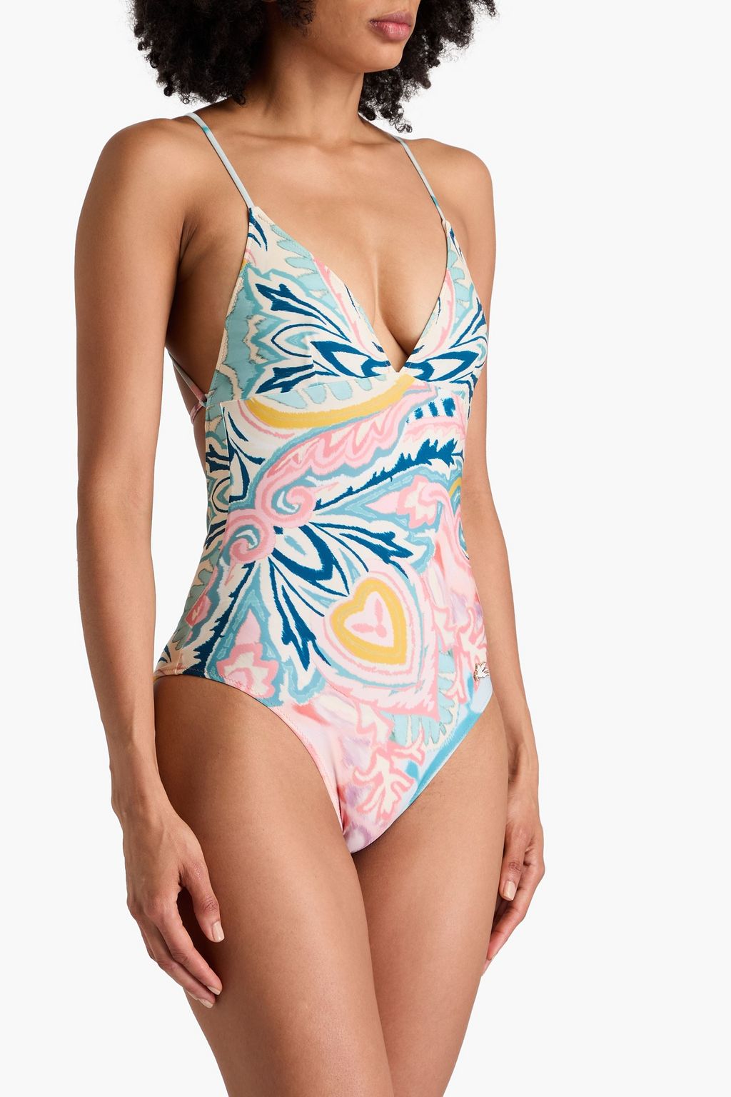 ETRO لباس سباحة مزين بطبعات