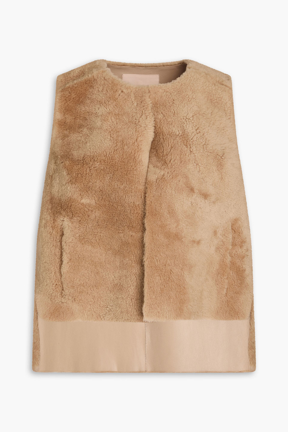Shearling vest