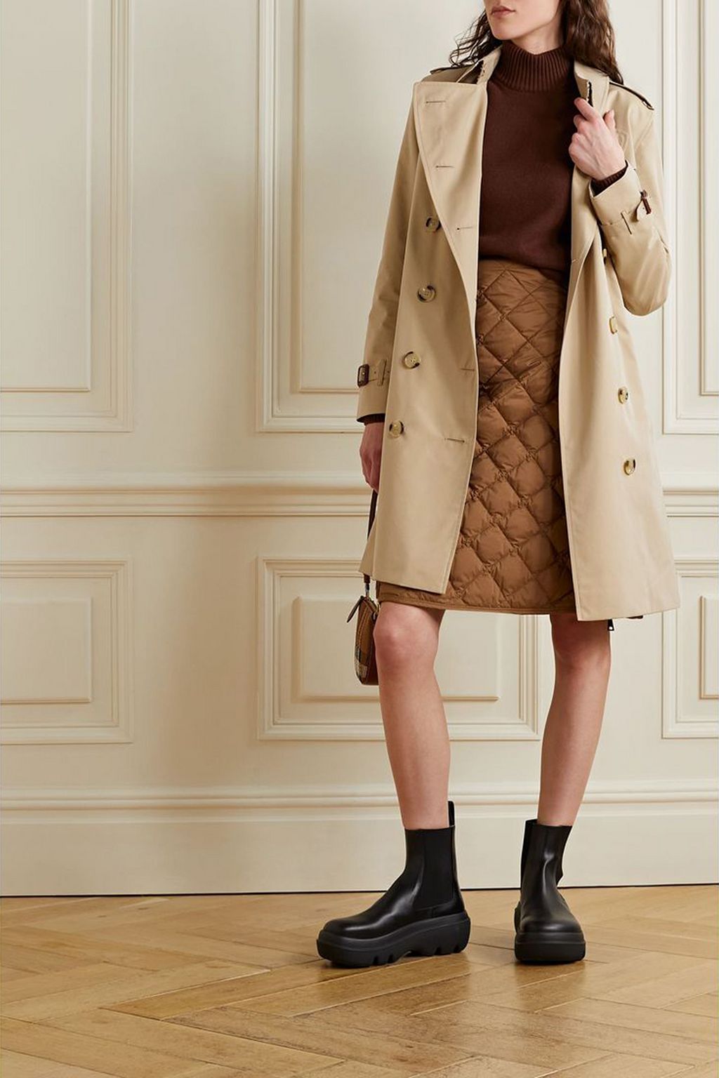 BURBERRY The Kensington cotton-gabardine trench coat
