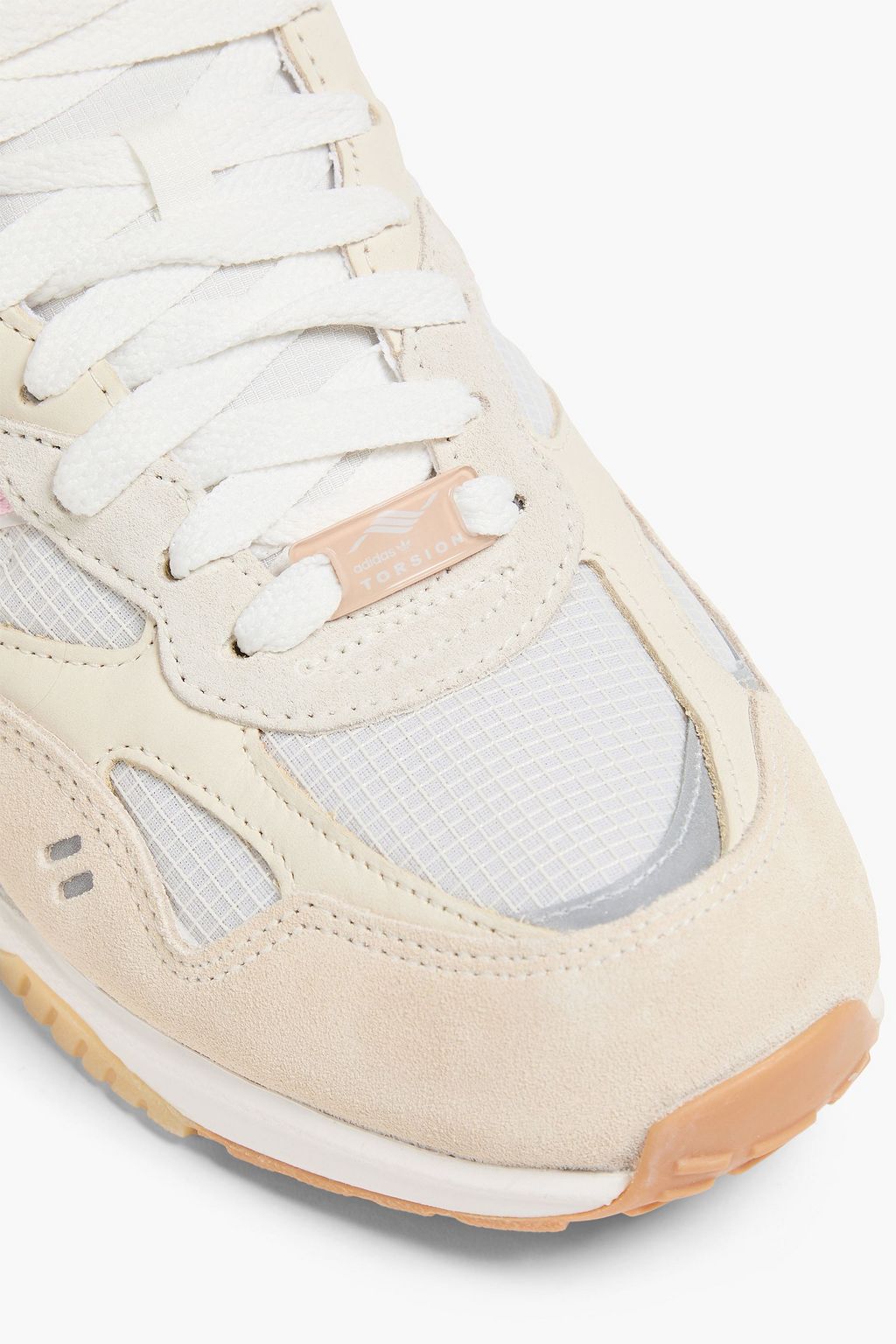 ADIDAS ORIGINALS حذاء سنيكرز Torison من الجلد وقماش عازل وجلد السويد