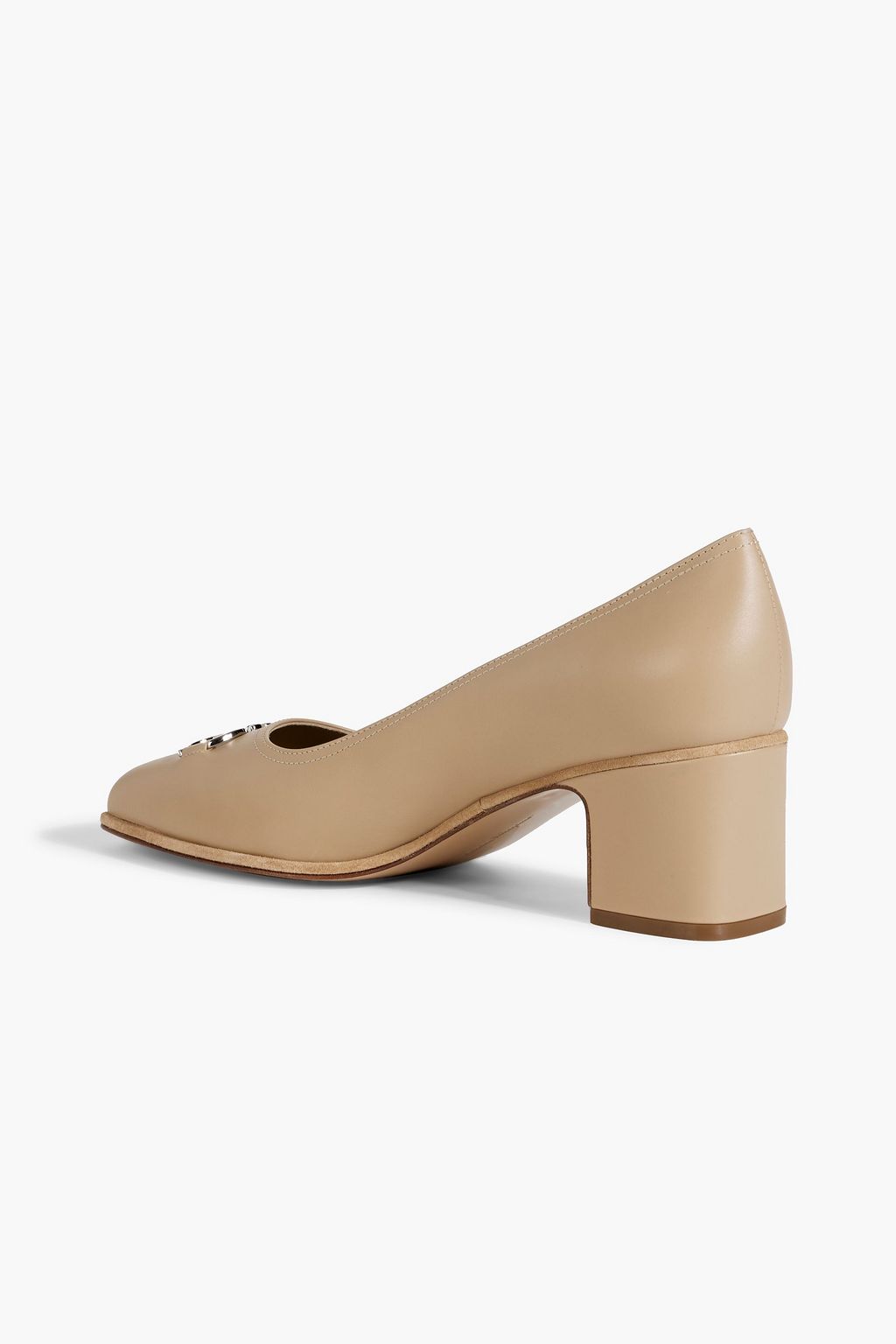 FERRAGAMO Comiso 55 embellished leather pumps
