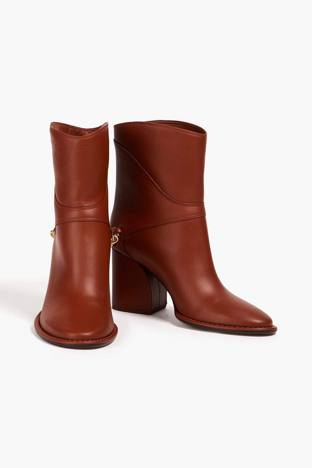 ZIMMERMANN Embellished leather ankle boots