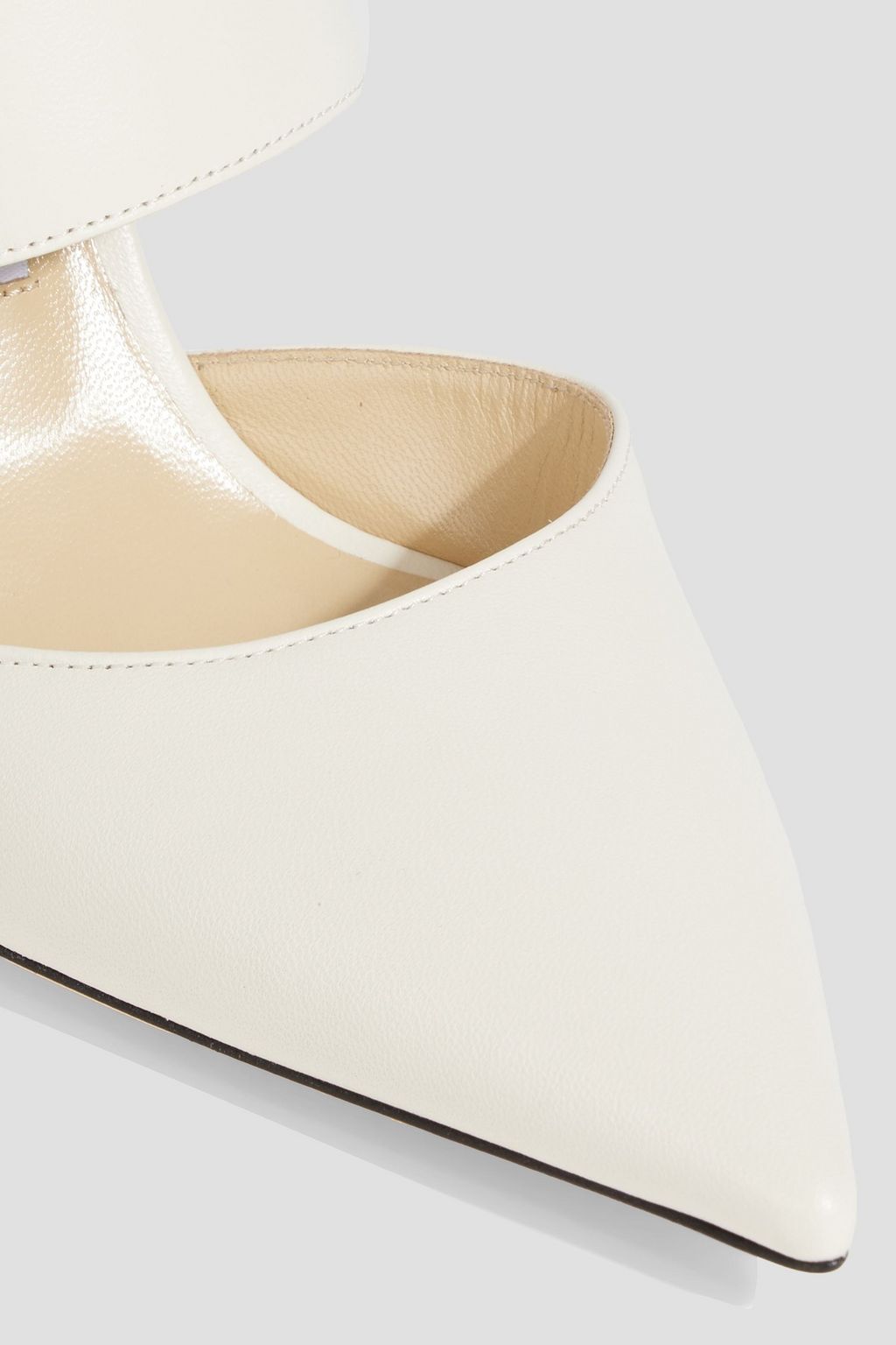 JIMMY CHOO Magie 90 buckled leather mules