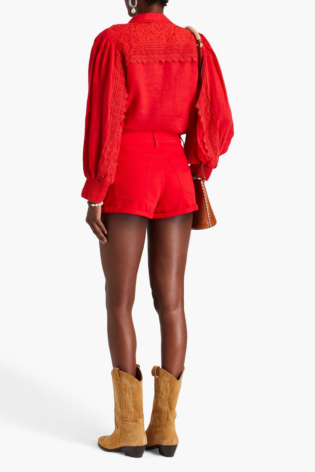 ALICE + OLIVIA JEANS شورتات دينم