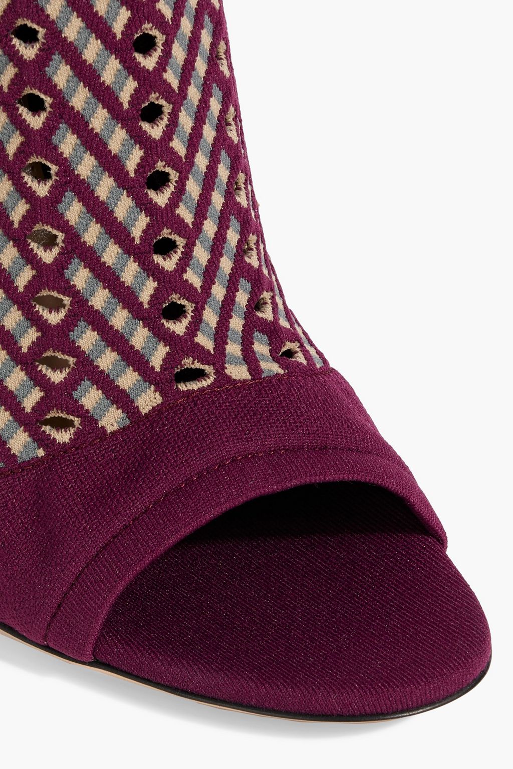 GIANVITO ROSSI Rio stretch-knit ankle boots