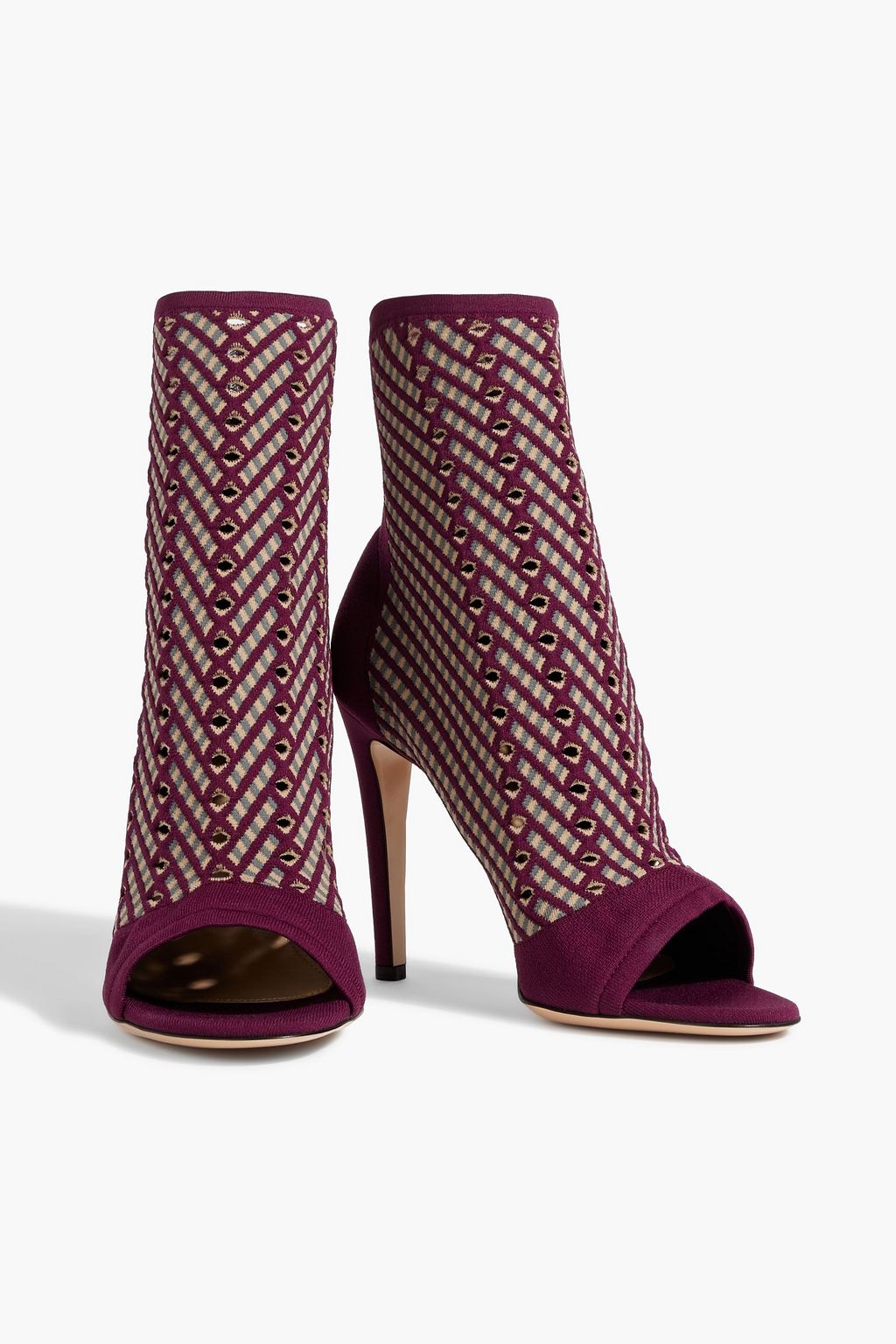 GIANVITO ROSSI Rio stretch-knit ankle boots