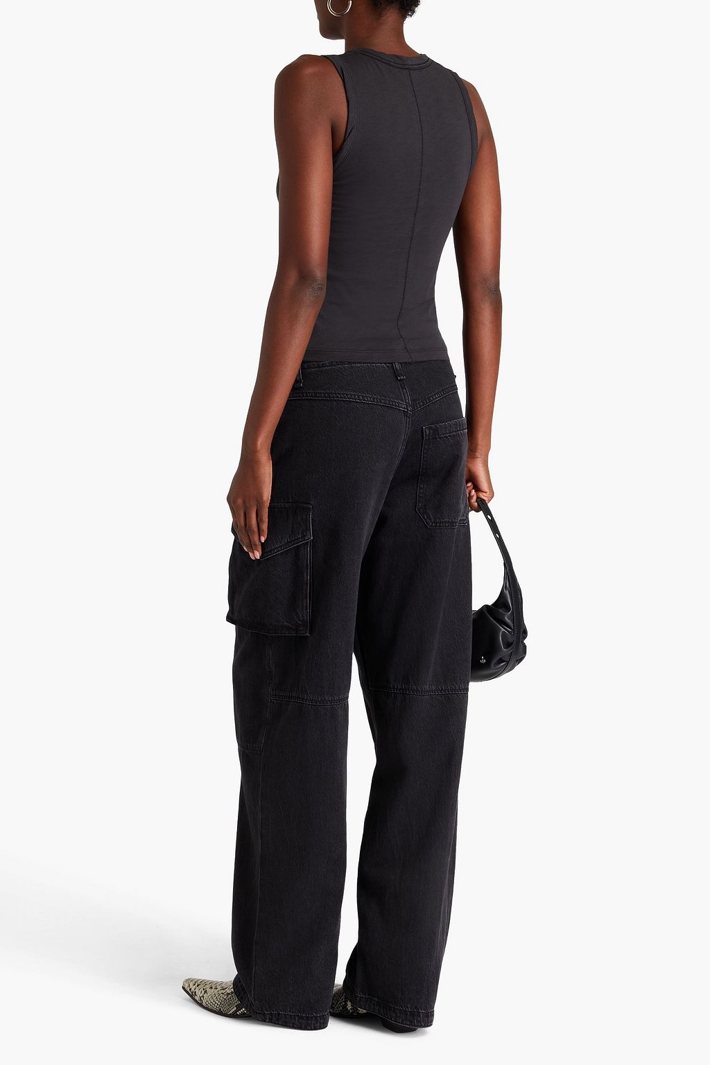 RAG & BONE Slub Pima cotton-jersey tank