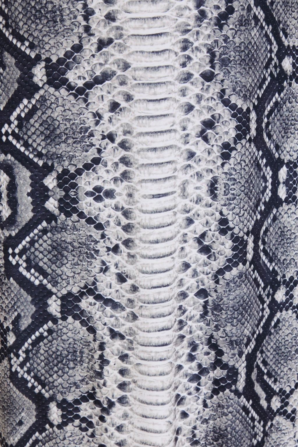 NORMA KAMALI Snake-print stretch-jersey halterneck maxi dress