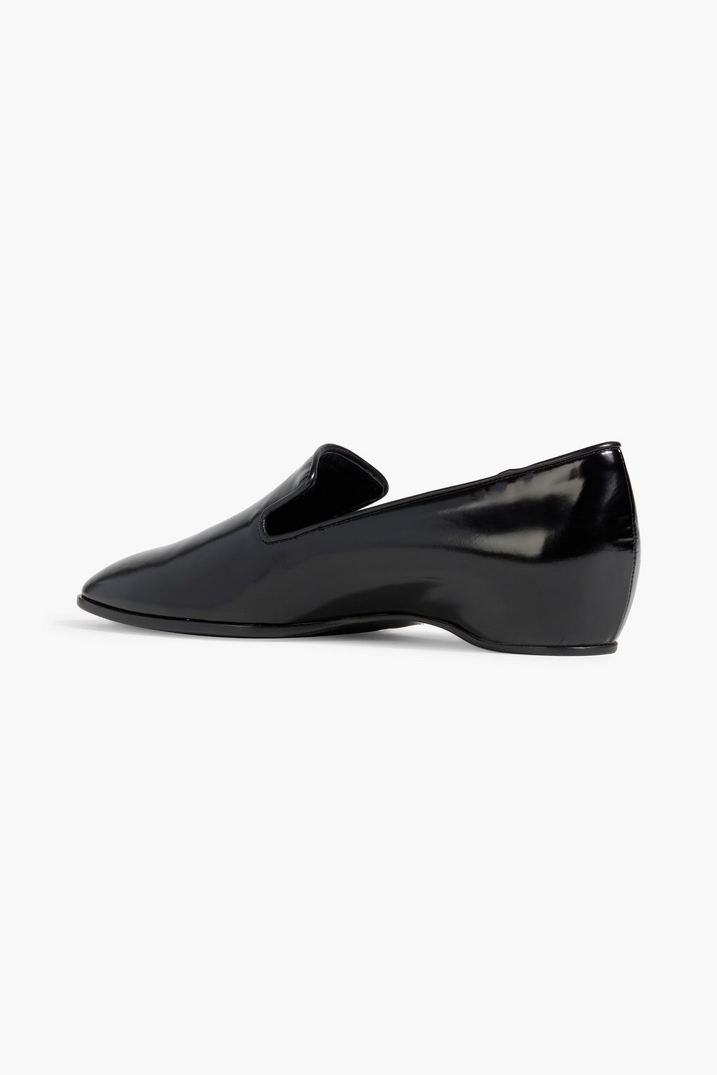 TOD'S Glossed-leather loafers