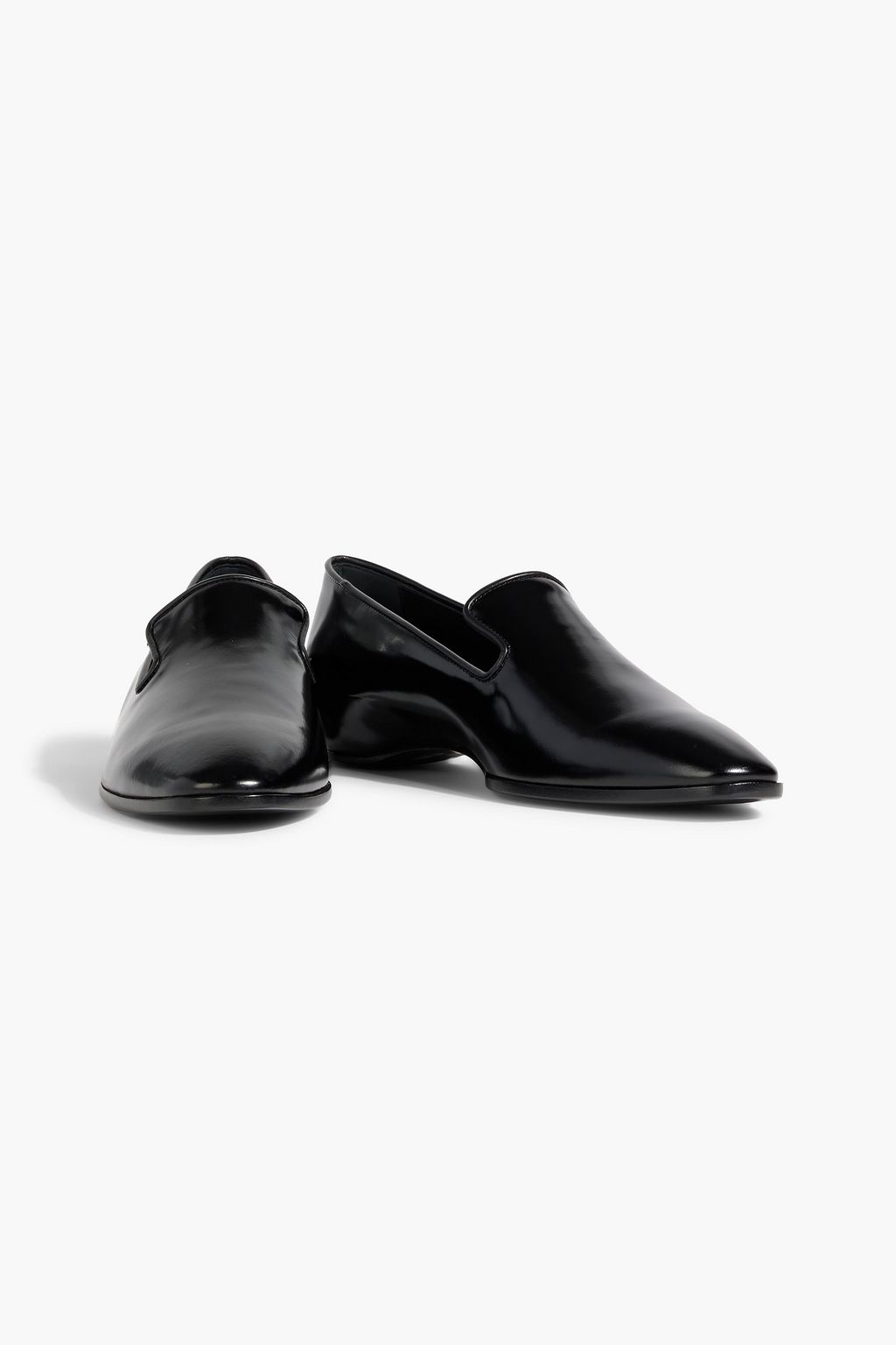 TOD'S Glossed-leather loafers