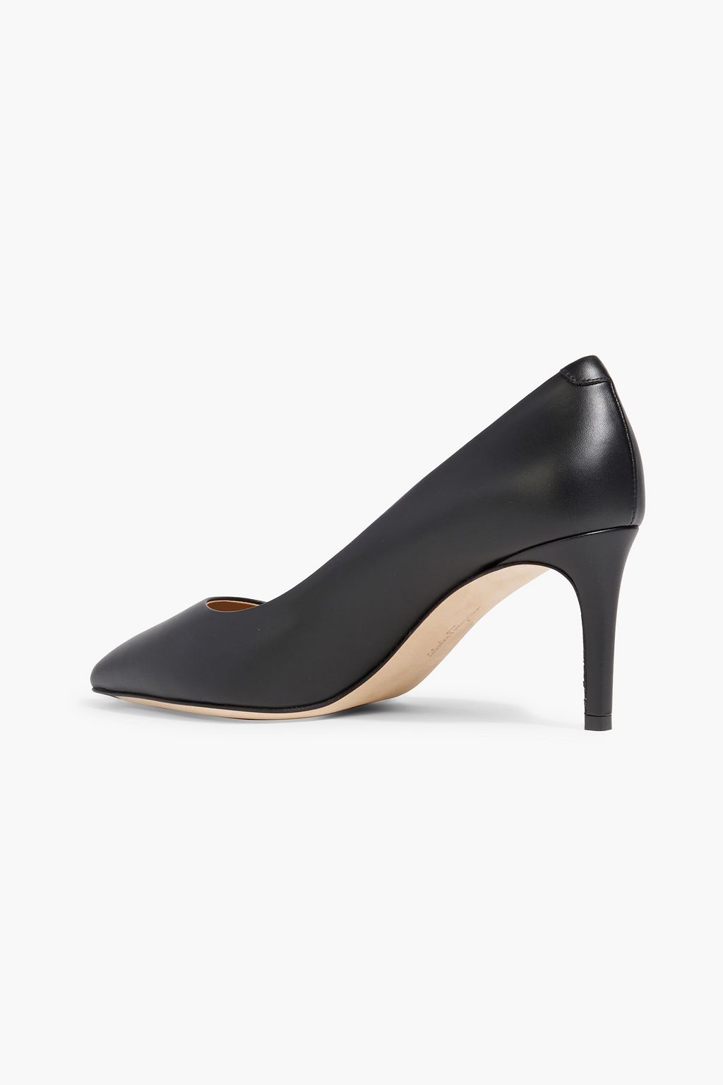 FERRAGAMO Ilary 70 leather pumps