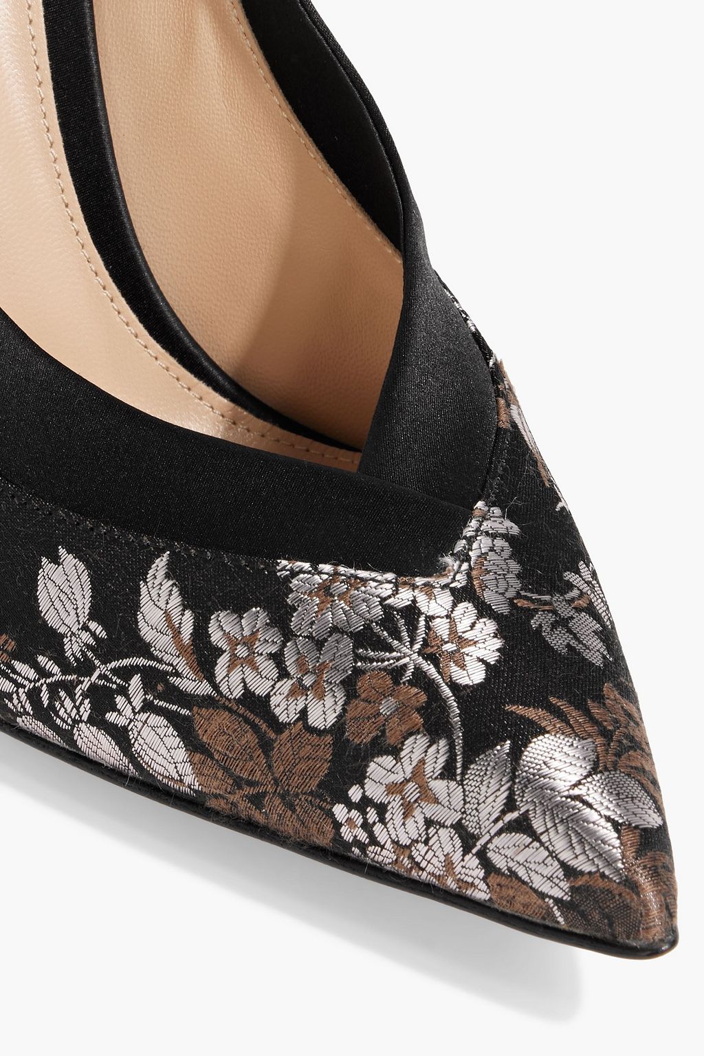 GIANVITO ROSSI Kimono brocade pumps