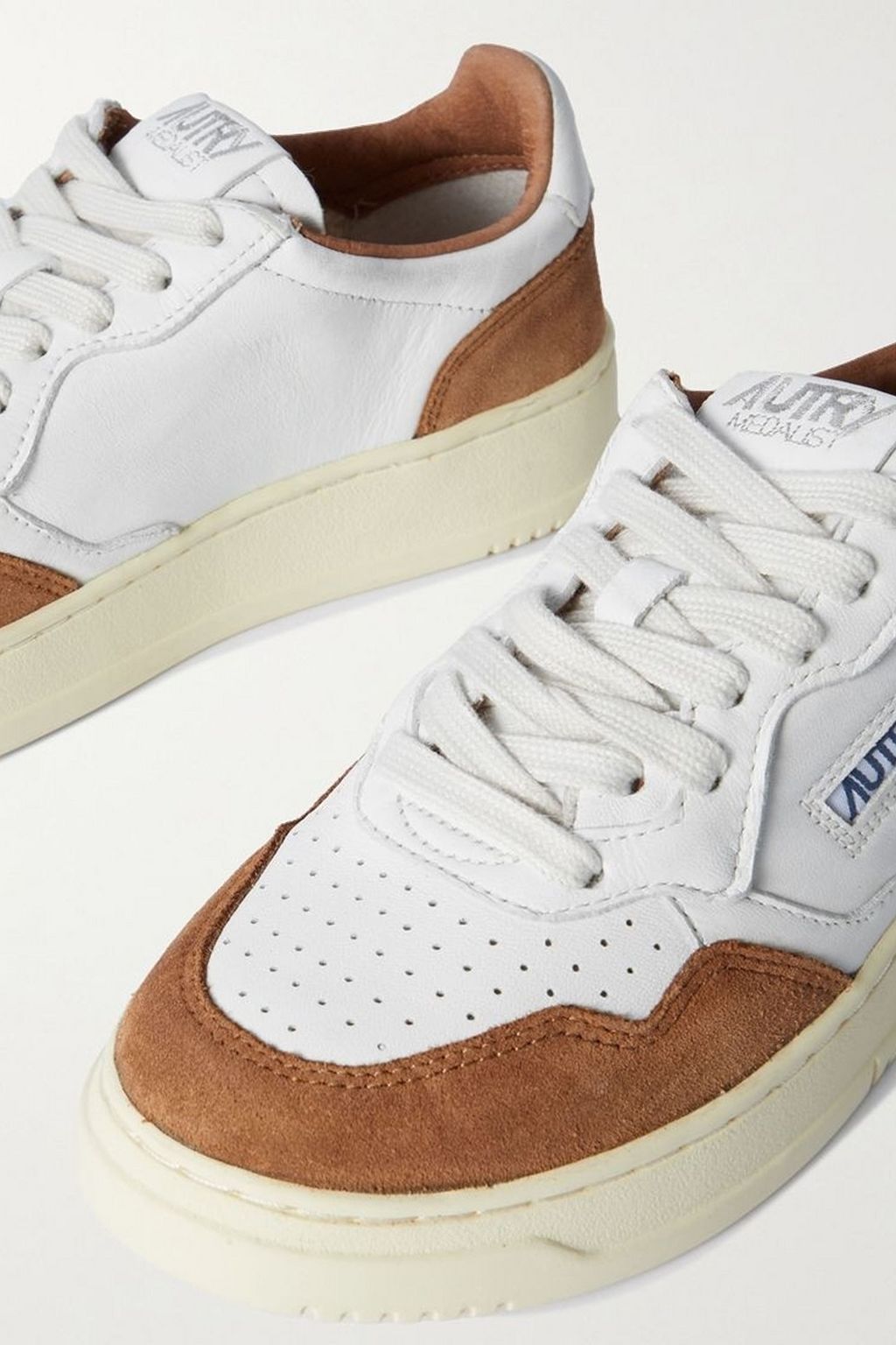 AUTRY Medalist leather and suede sneakers