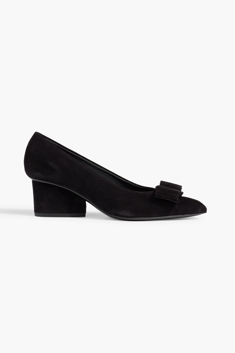Ferragamo Woman Pumps Black Size 5 Soft Leather In Black