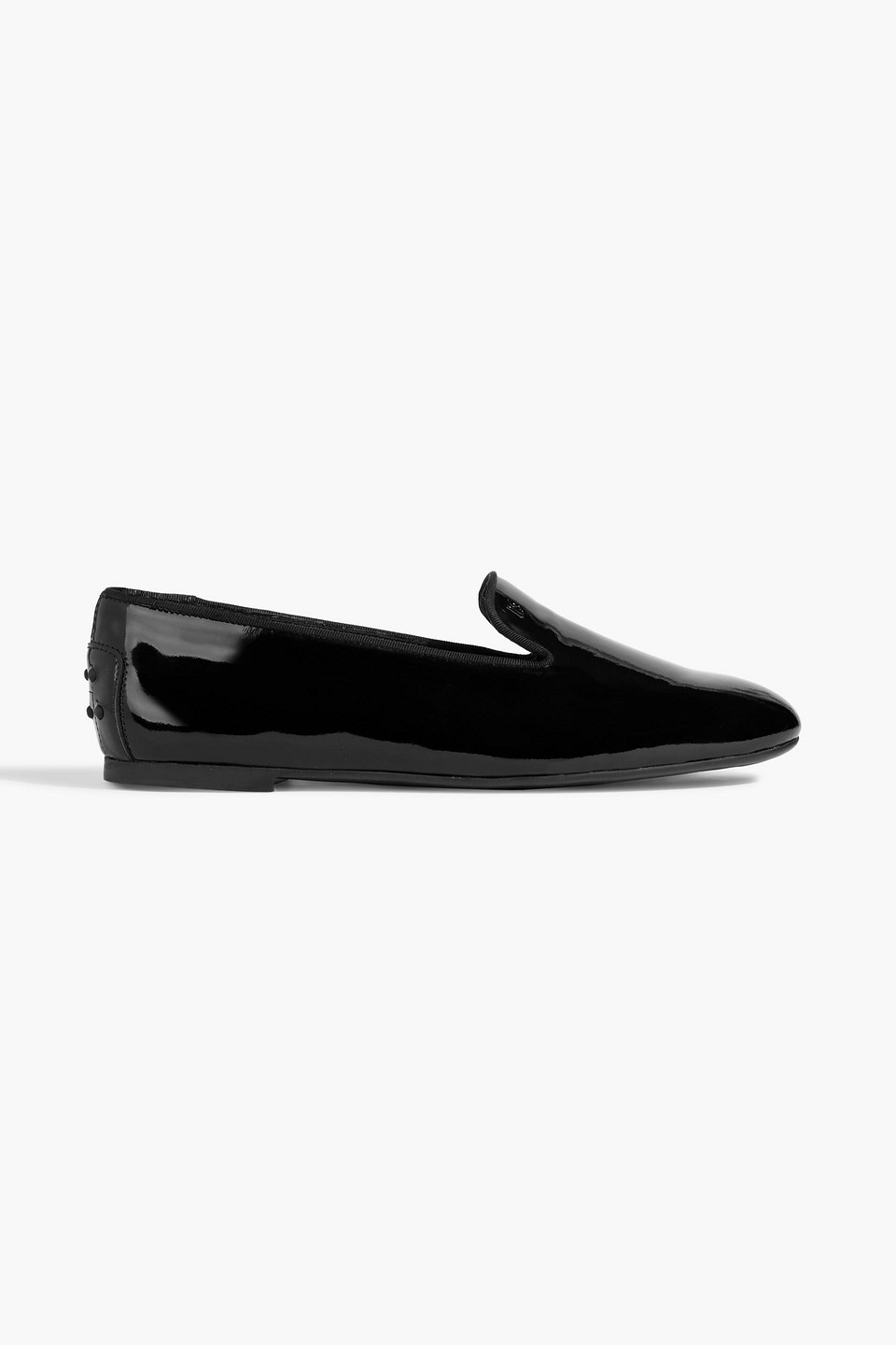 Tod's Patent-leather Loafers In Black