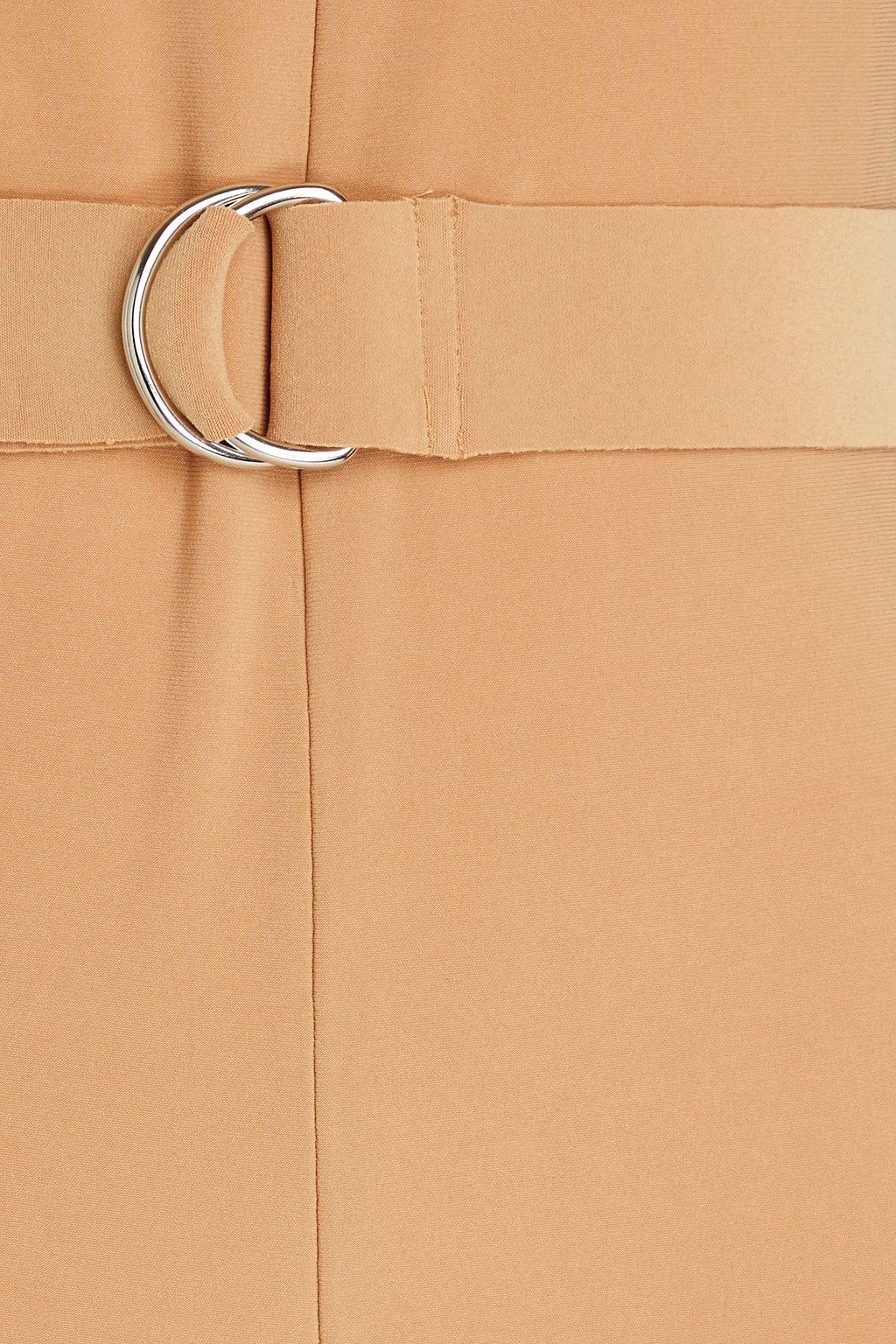 NORMA KAMALI Belted draped jersey jumpsuit
