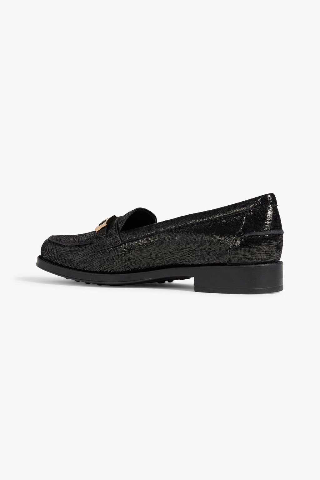 TOD'S Brushed-leather loafers