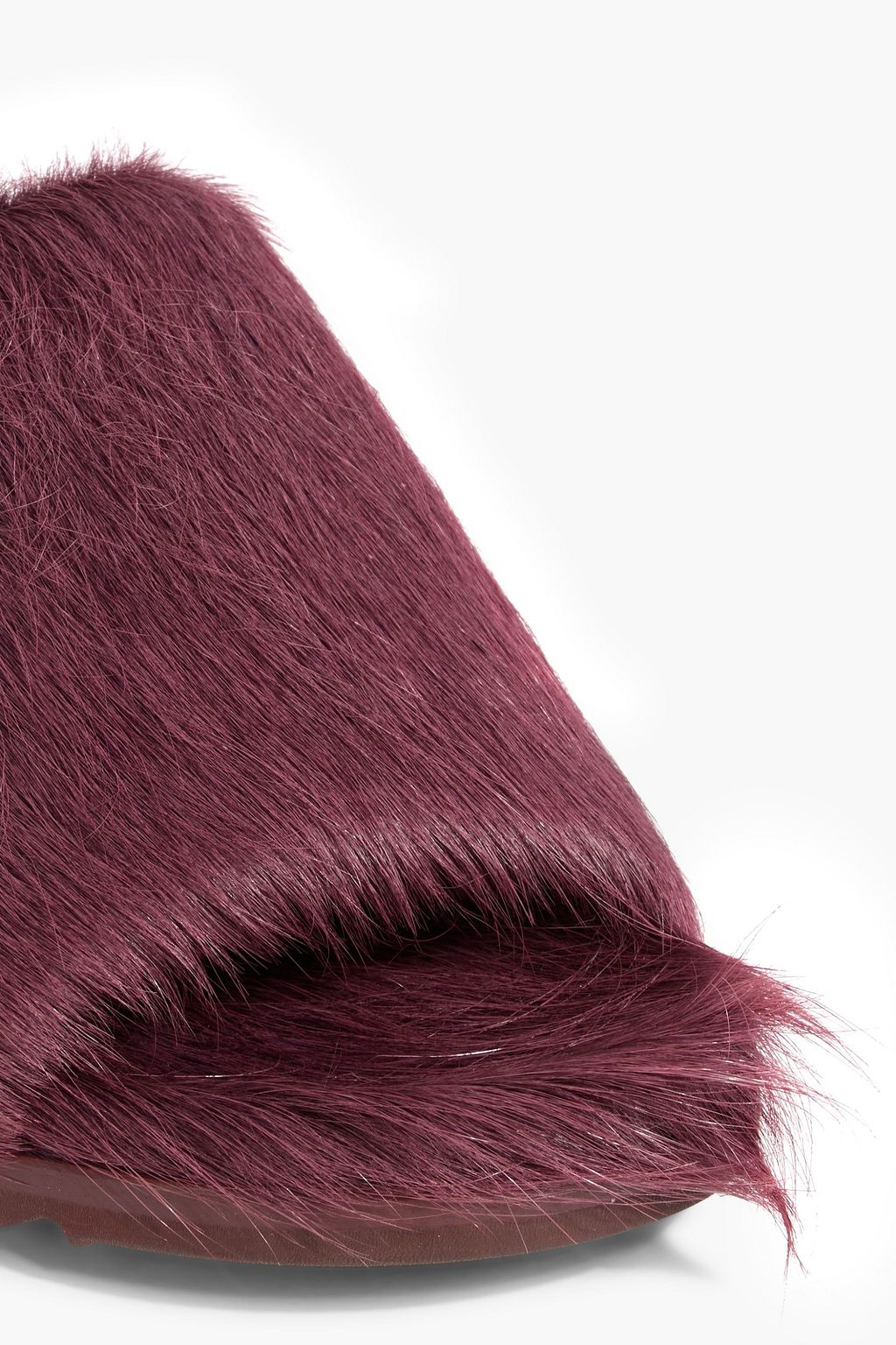 RICK OWENS Luxor Granolas calf-hair slides