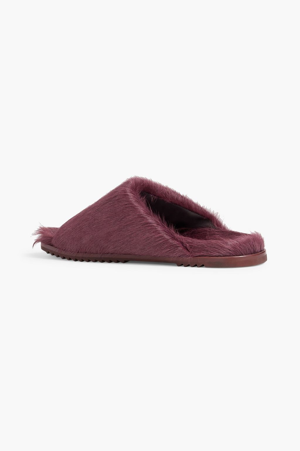RICK OWENS Luxor Granolas calf-hair slides