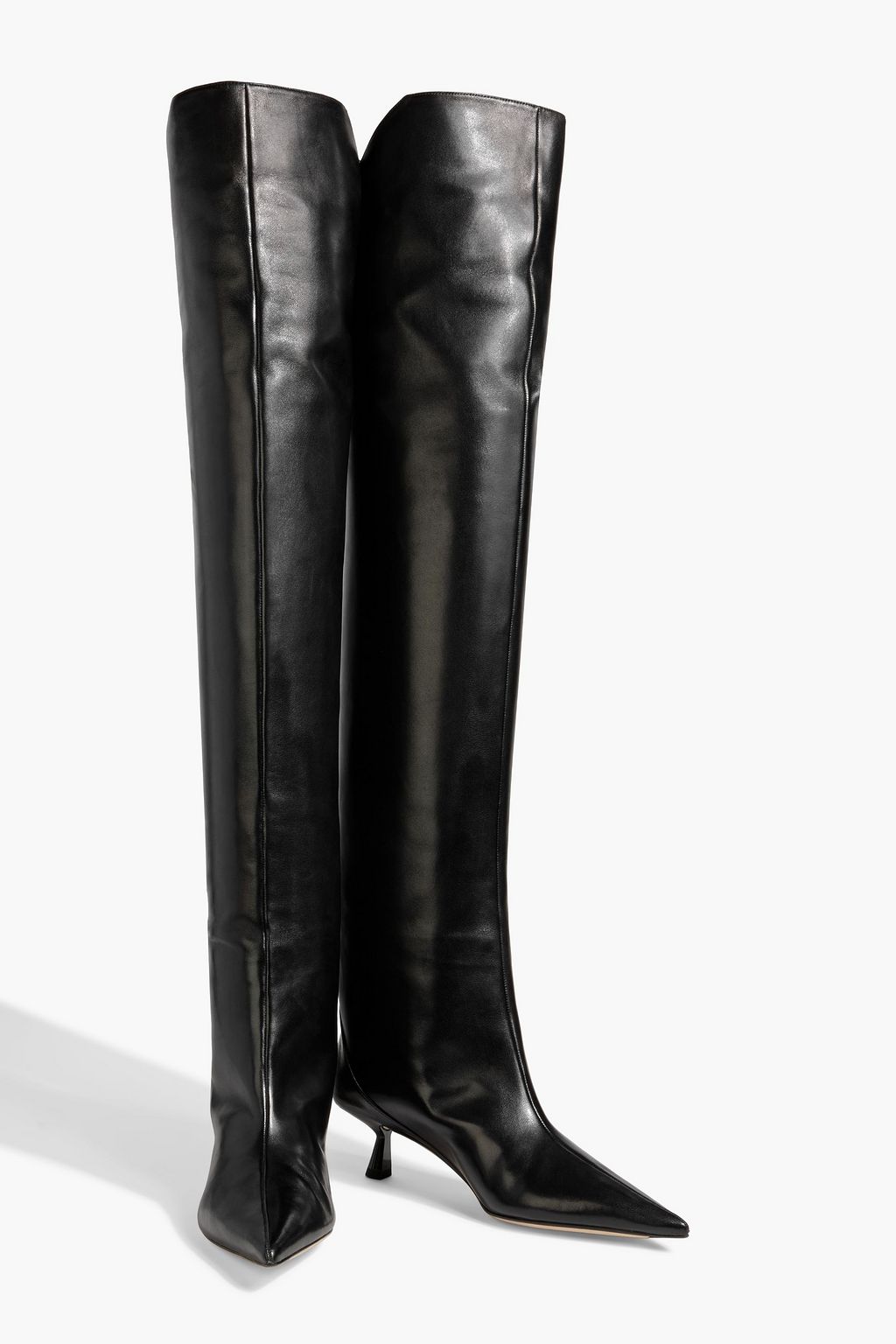 JIMMY CHOO Vari 45 leather over-the-knee boots