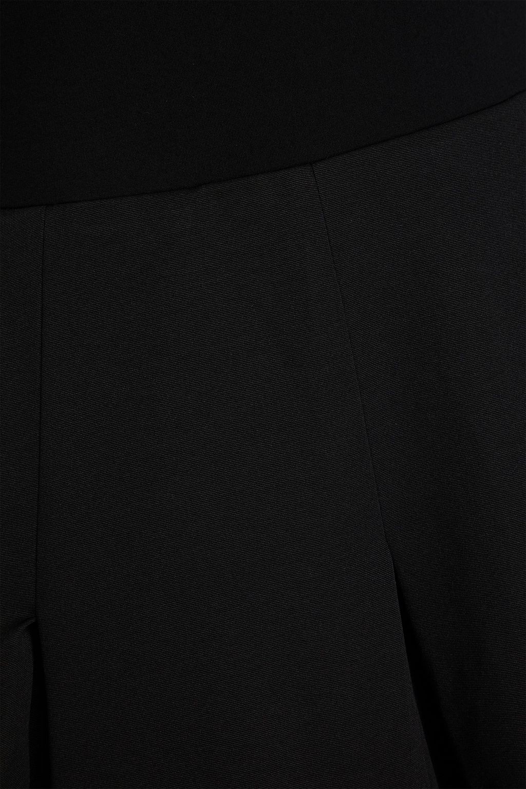 STAUD Hopper cotton-blend jersey and faille maxi dress