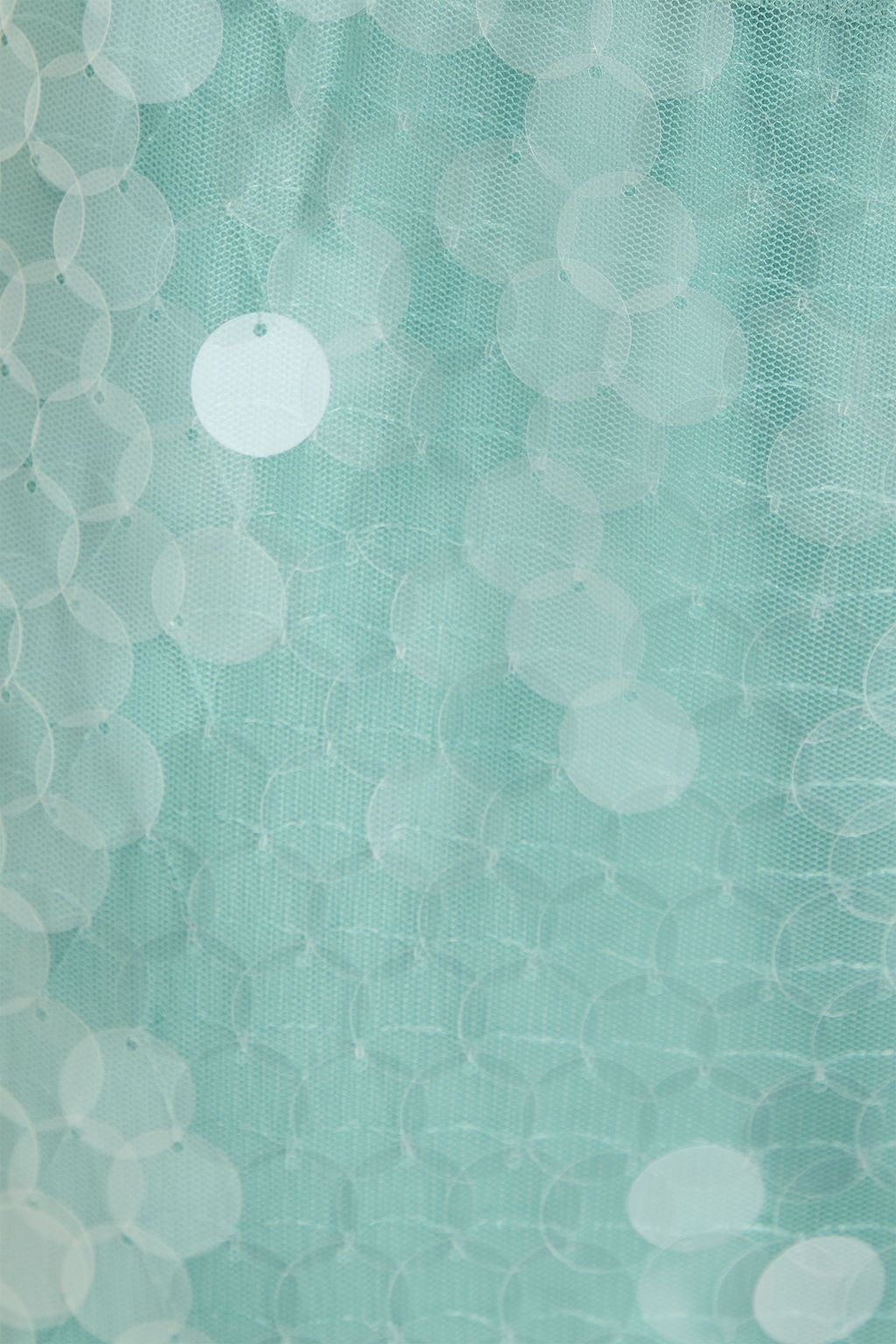 STAUD Casey sequined tulle midi skirt