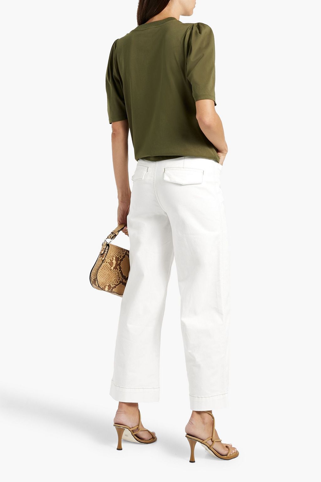 FRAME High-rise straight-leg jeans