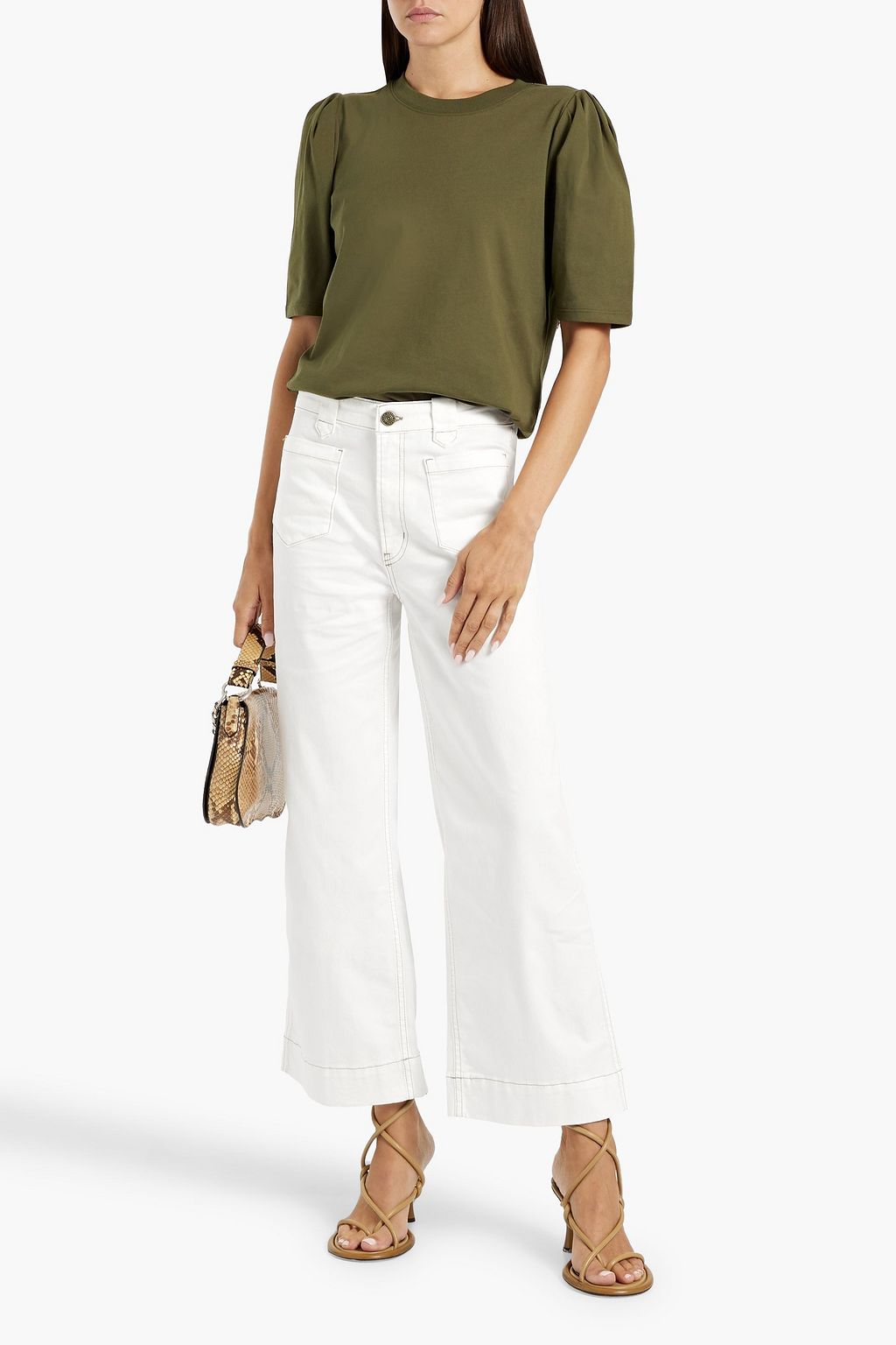 FRAME High-rise straight-leg jeans