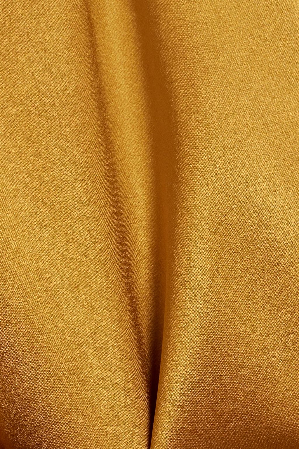 FRAME Stretch-silk satin shirt