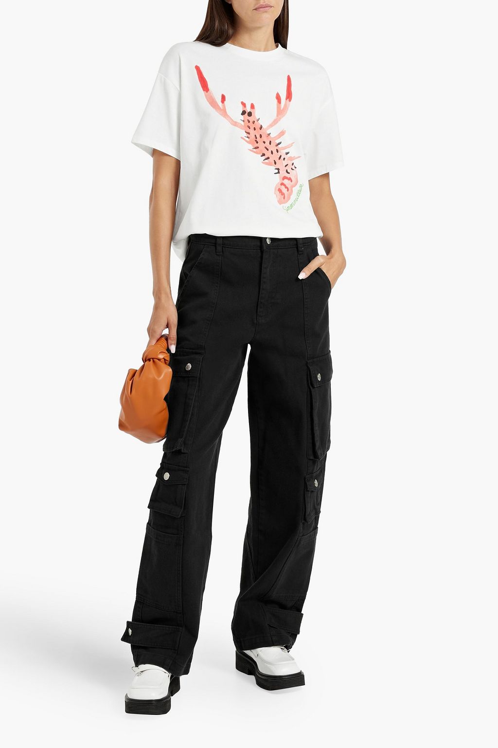 SIMON MILLER High-rise cargo jeans