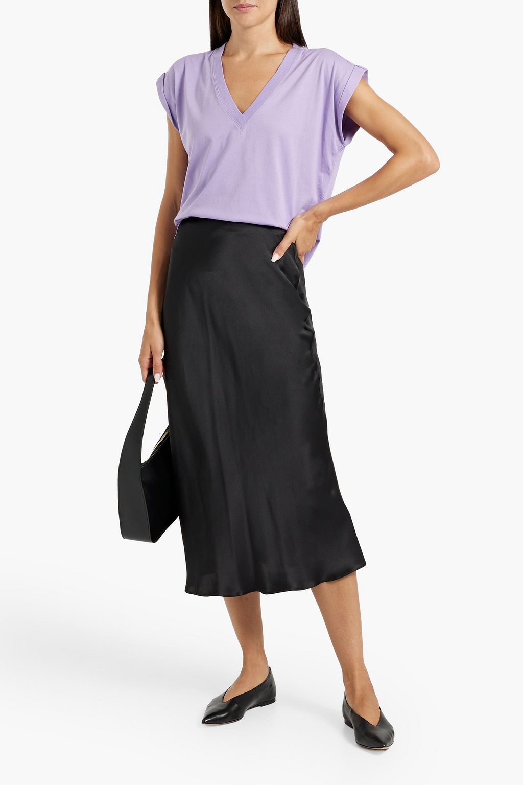 FRAME Cotton-jersey T-shirt