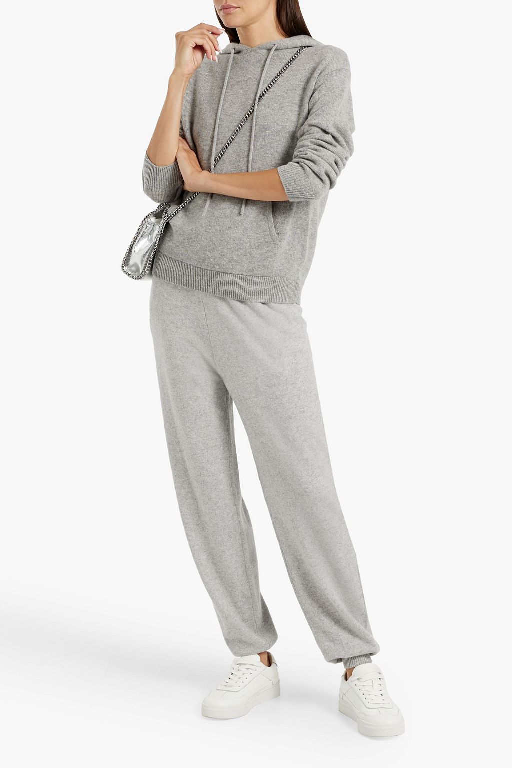 THEORY Wool and cashmere-blend hoodie