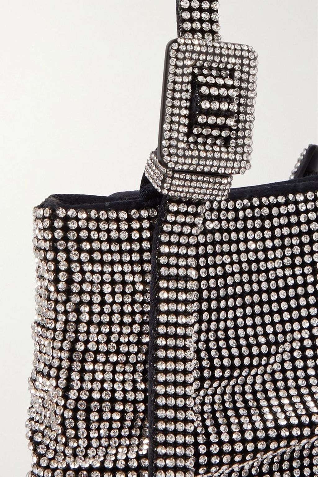 BENEDETTA BRUZZICHES Lollo crystal-embellished satin shoulder bag